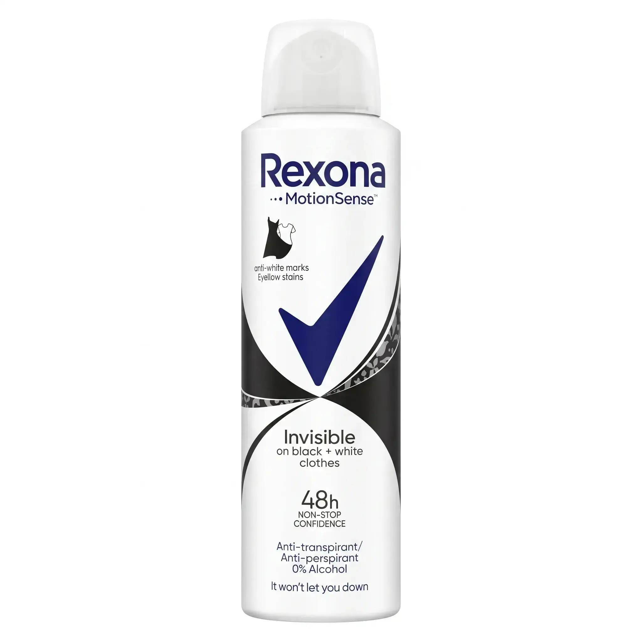 Rexona MotionSense Invisible On Black + White Clothes Anti-Perspirant Spray