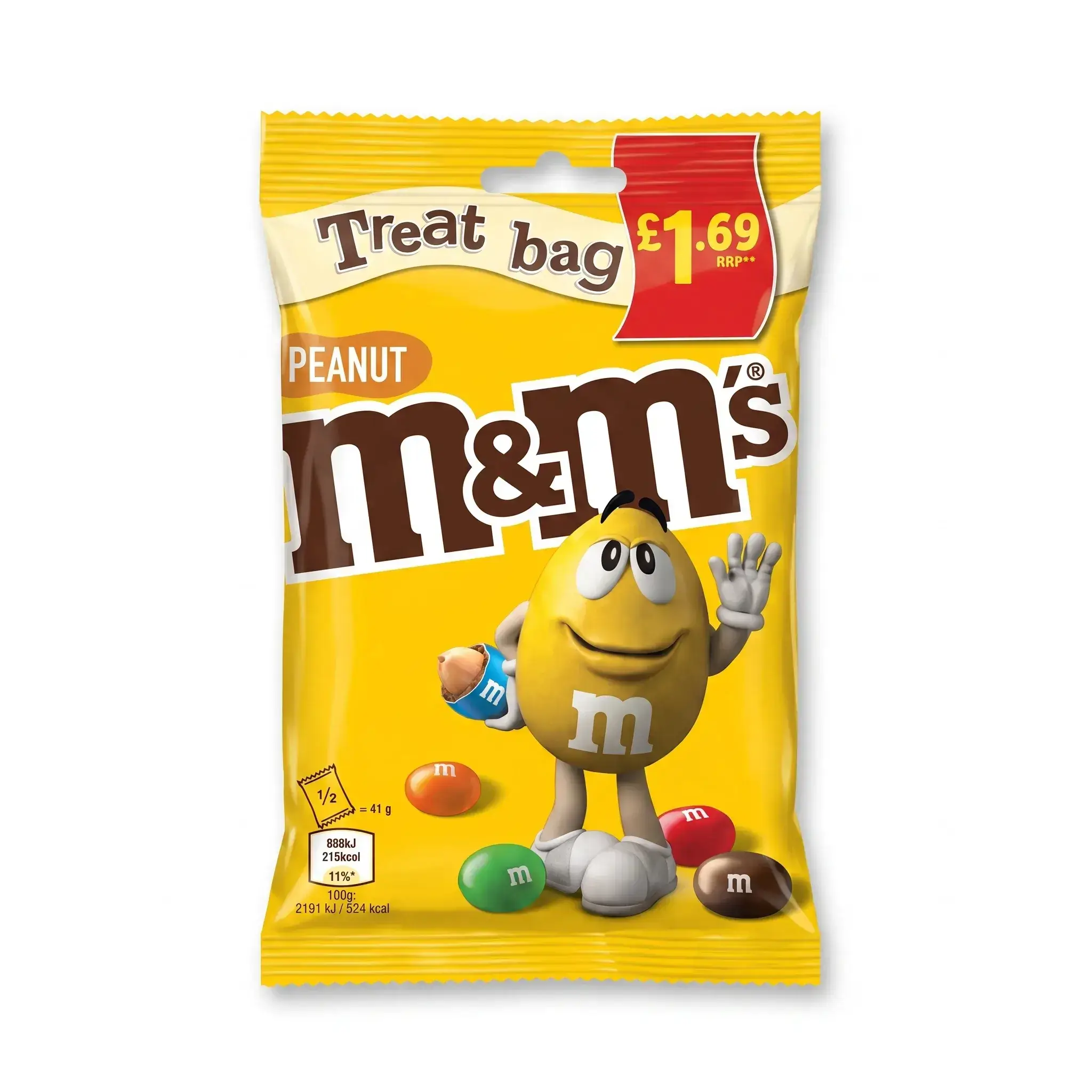 M&M's Peanut Chocolate Treat Bag
