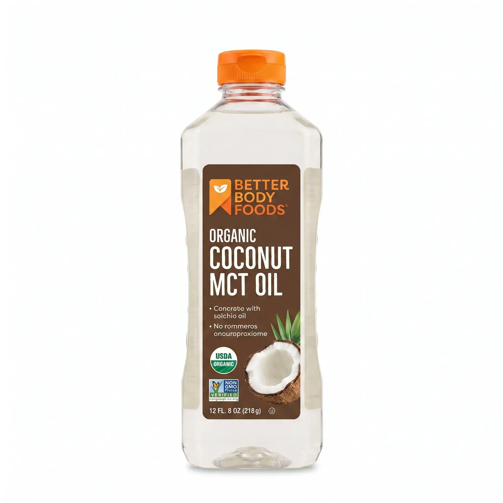 BetterBody Foods Organic Coconut MCT Oil