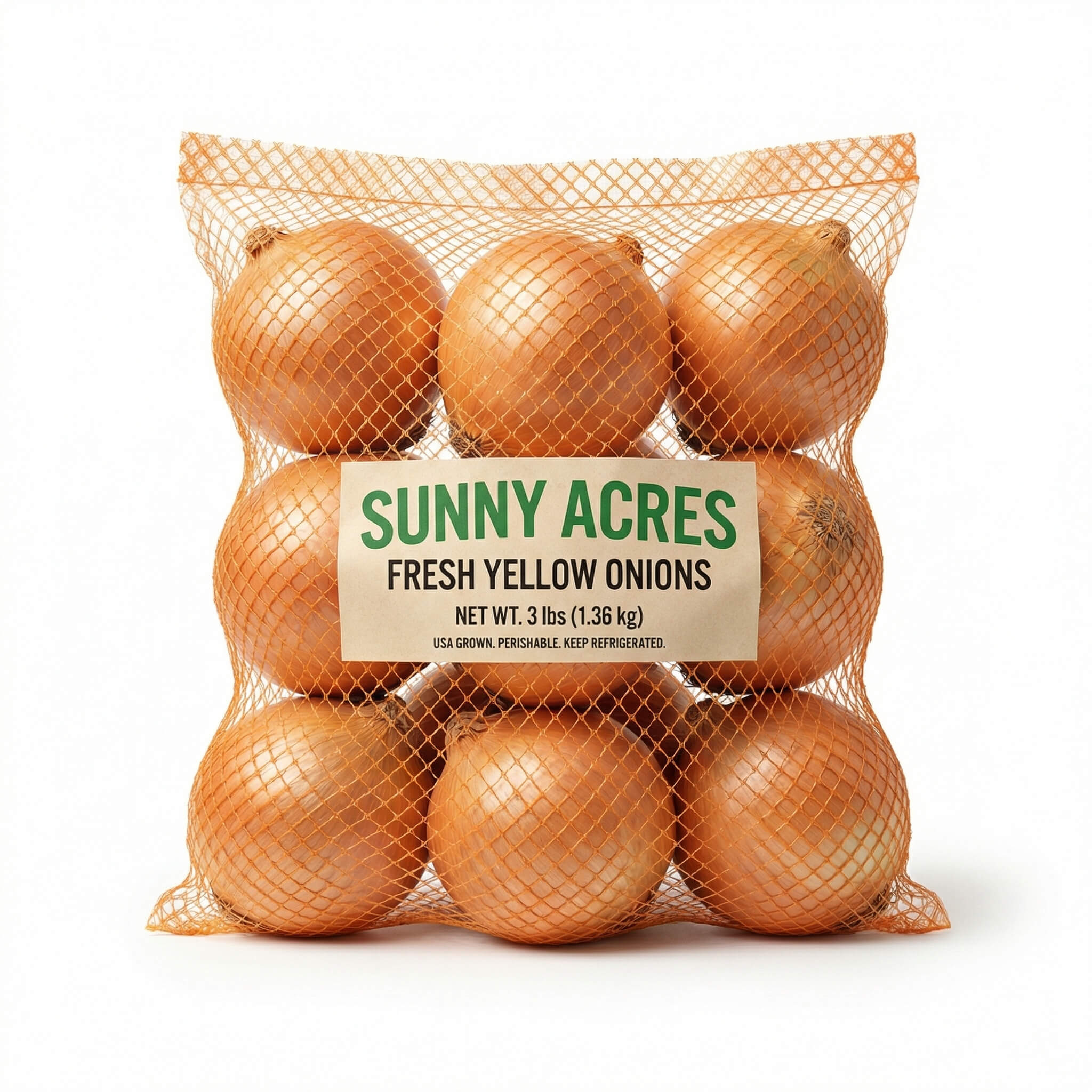 Fresh Yellow Onions 1 Kg