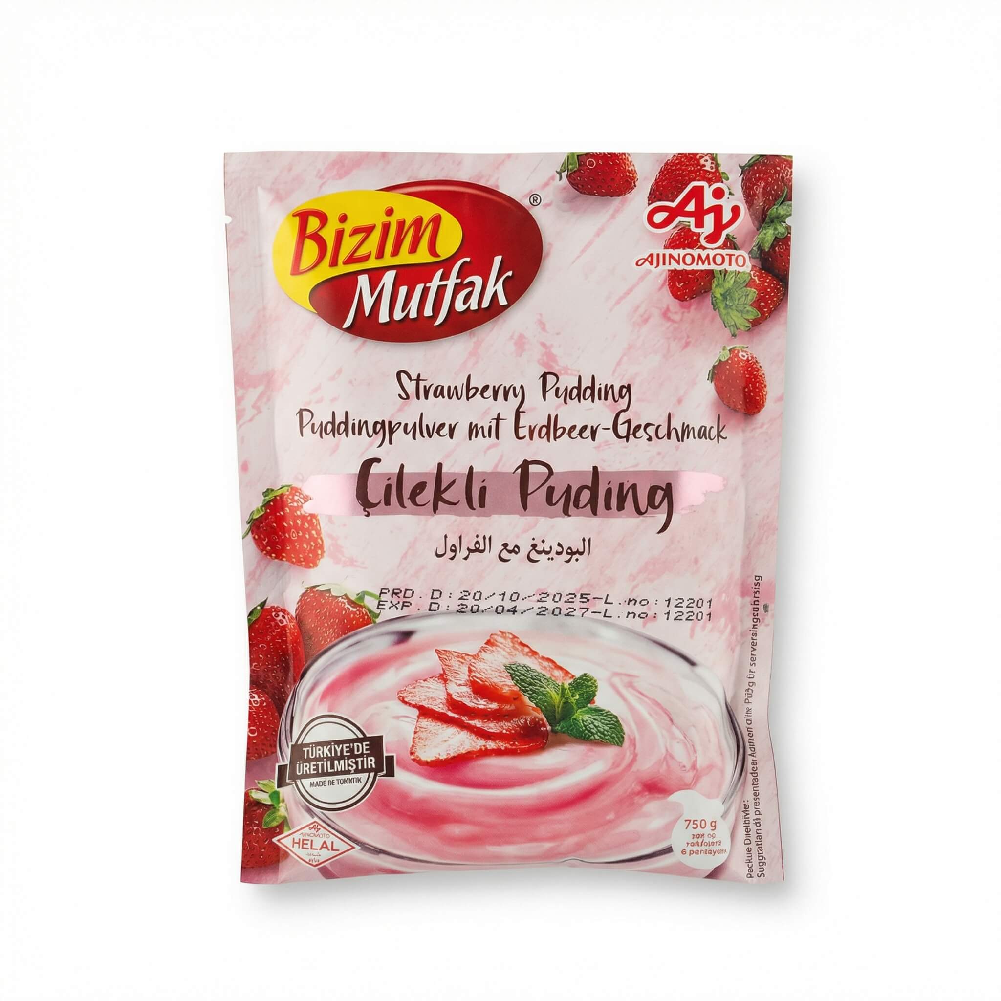 Bizim Mutfak Strawberry Pudding