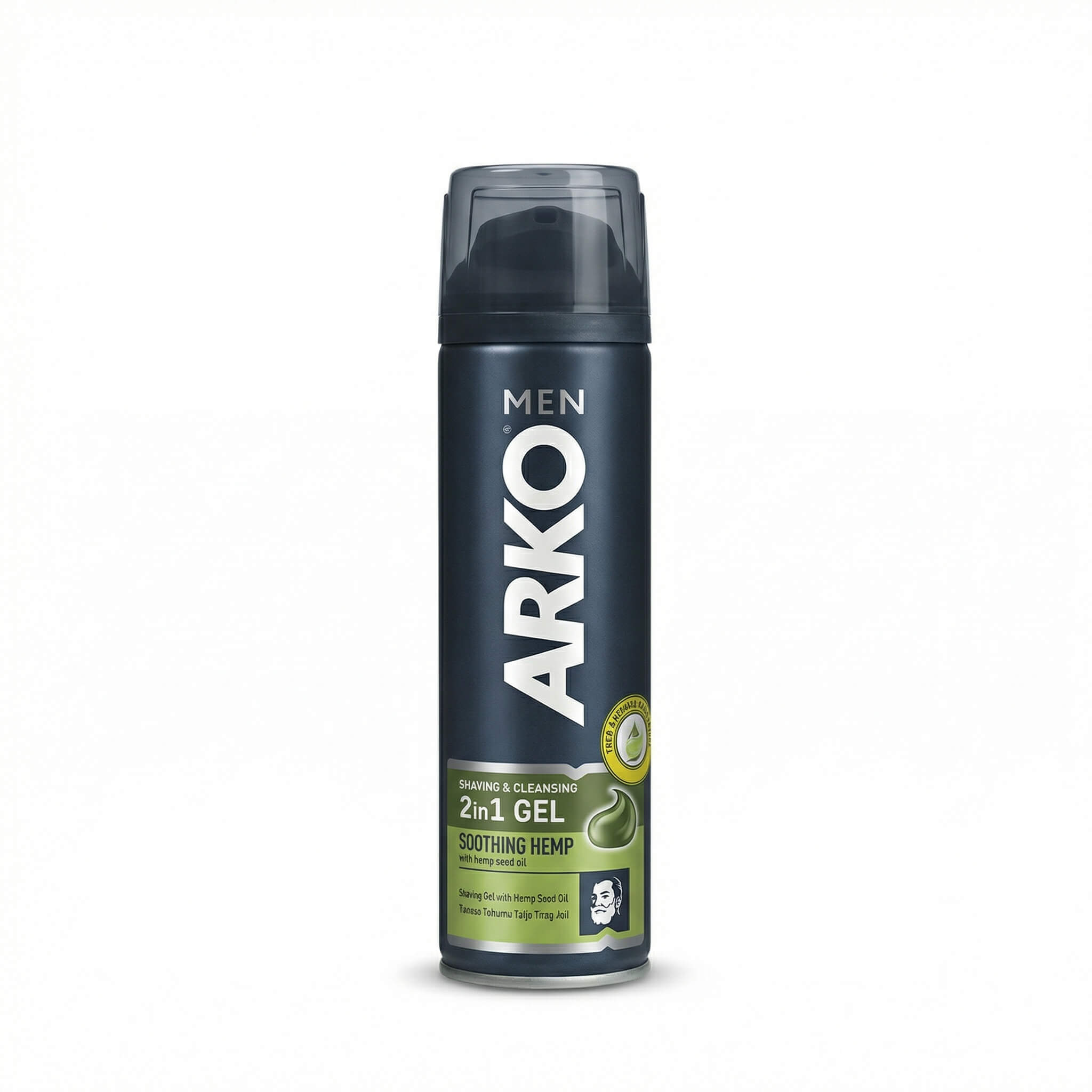 ARKO Men 2 in 1 Shaving & Cleansing Gel Soothing Hemp