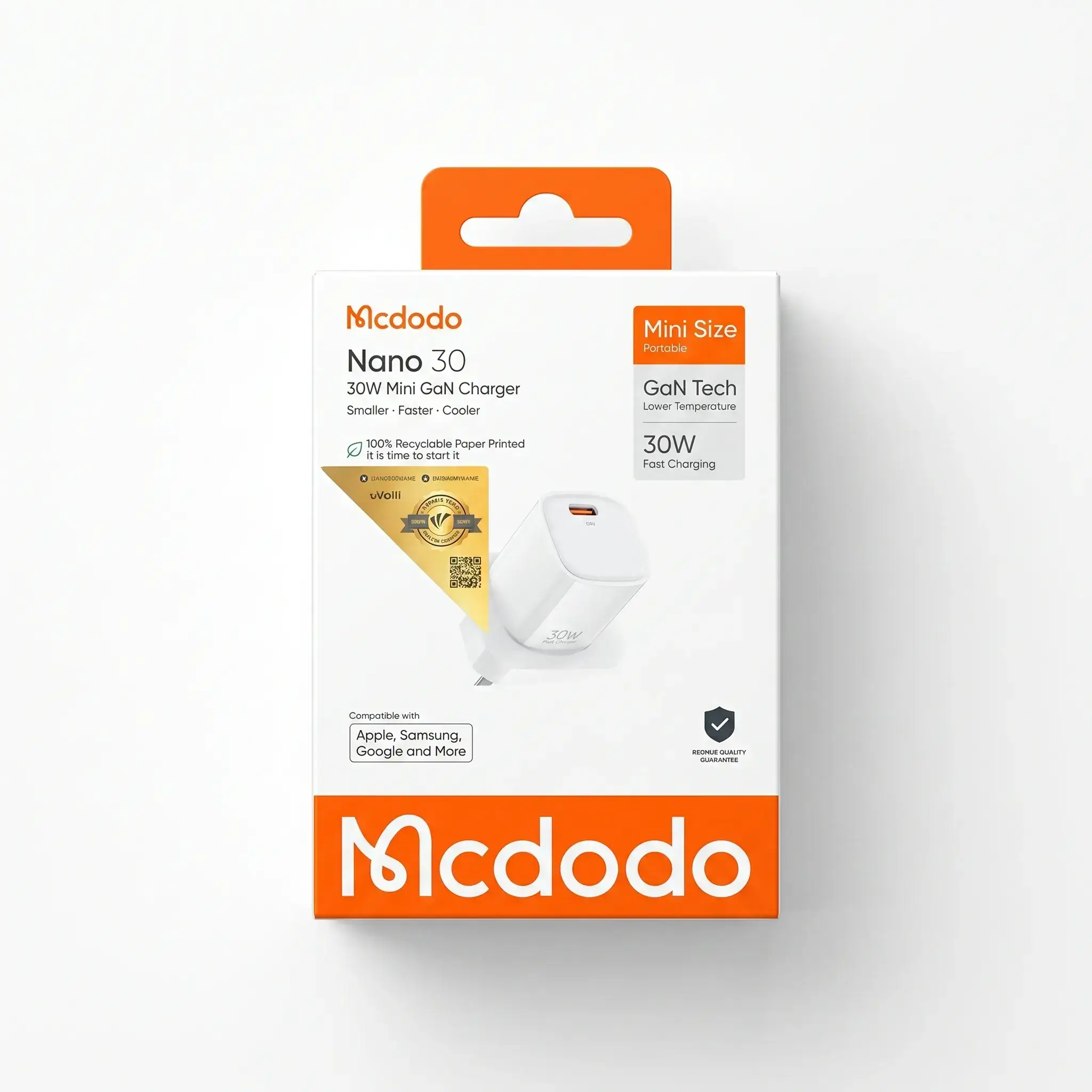 Mcdodo Nano 30W Mini GaN Charger