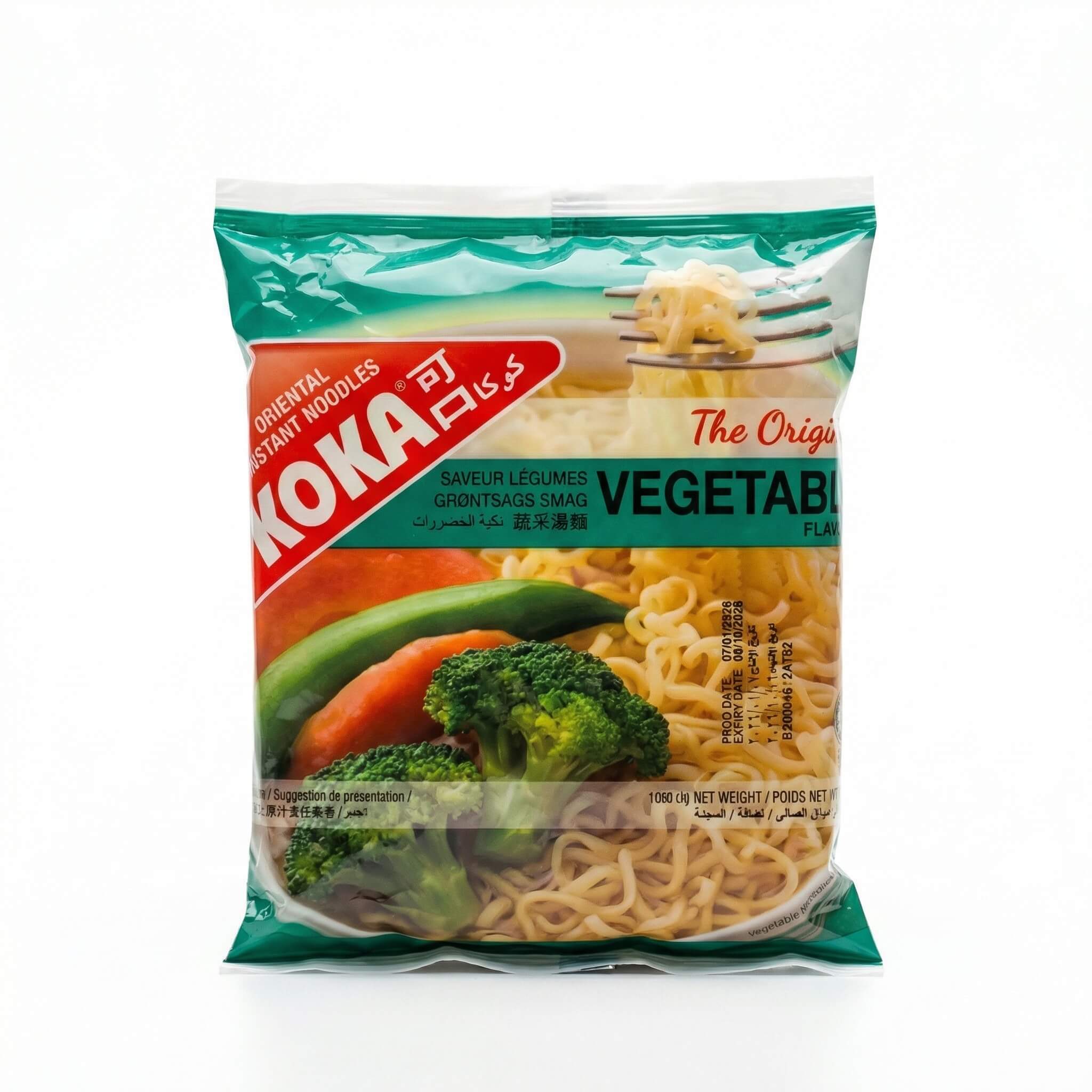 Koka Oriental Instant Noodles Vegetable Flavor