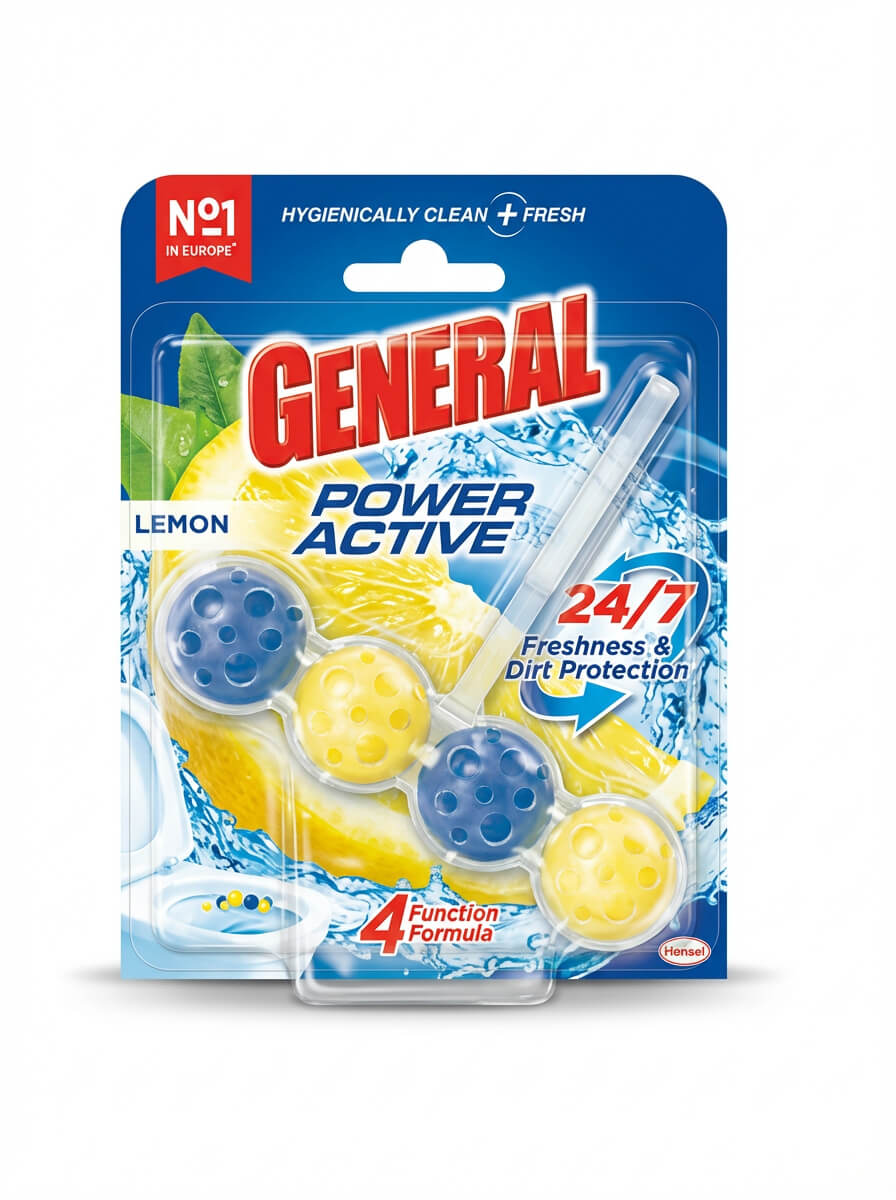 General Power Active Lemon Toilet Rim Block