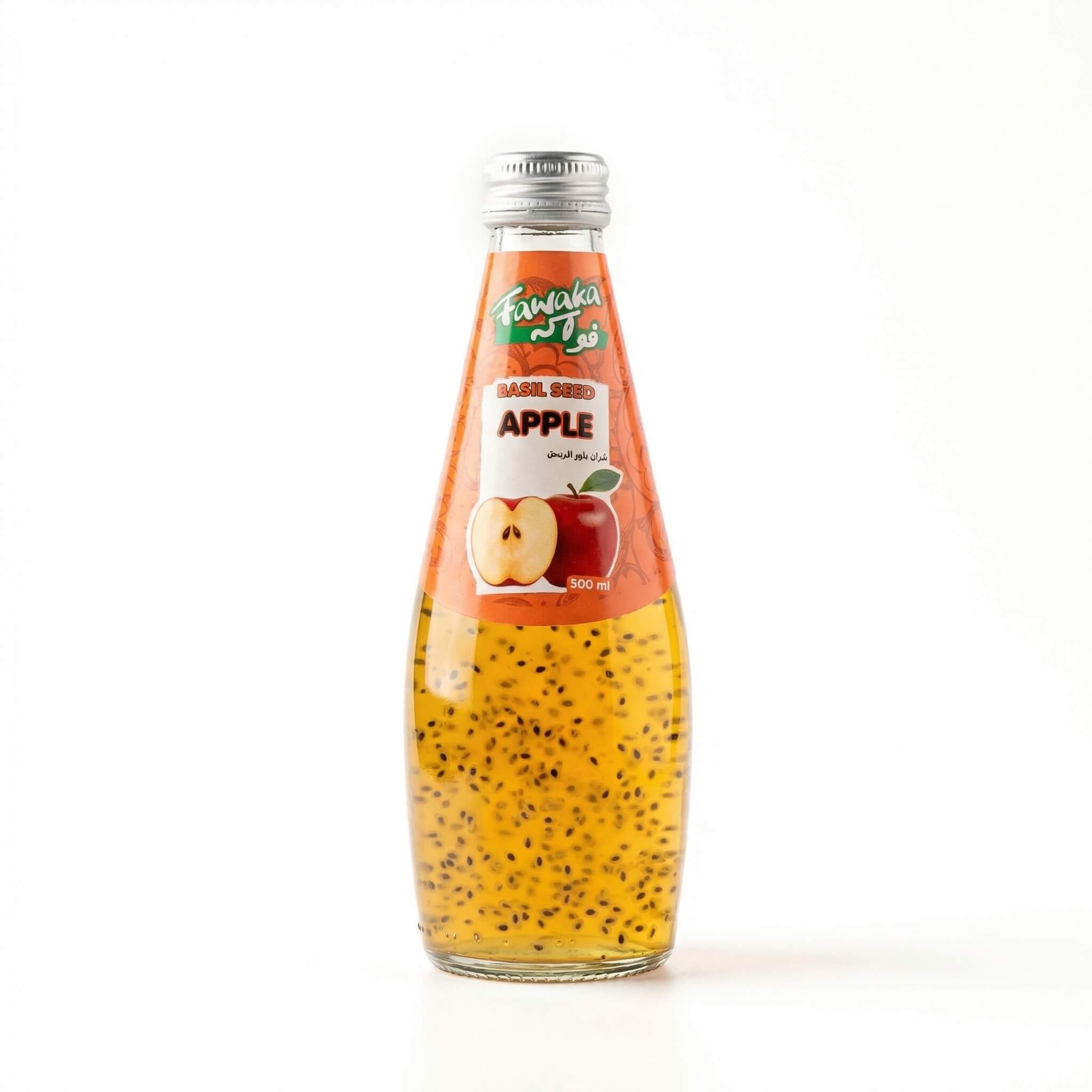 Fawakeh Apple Basil Seed Drink