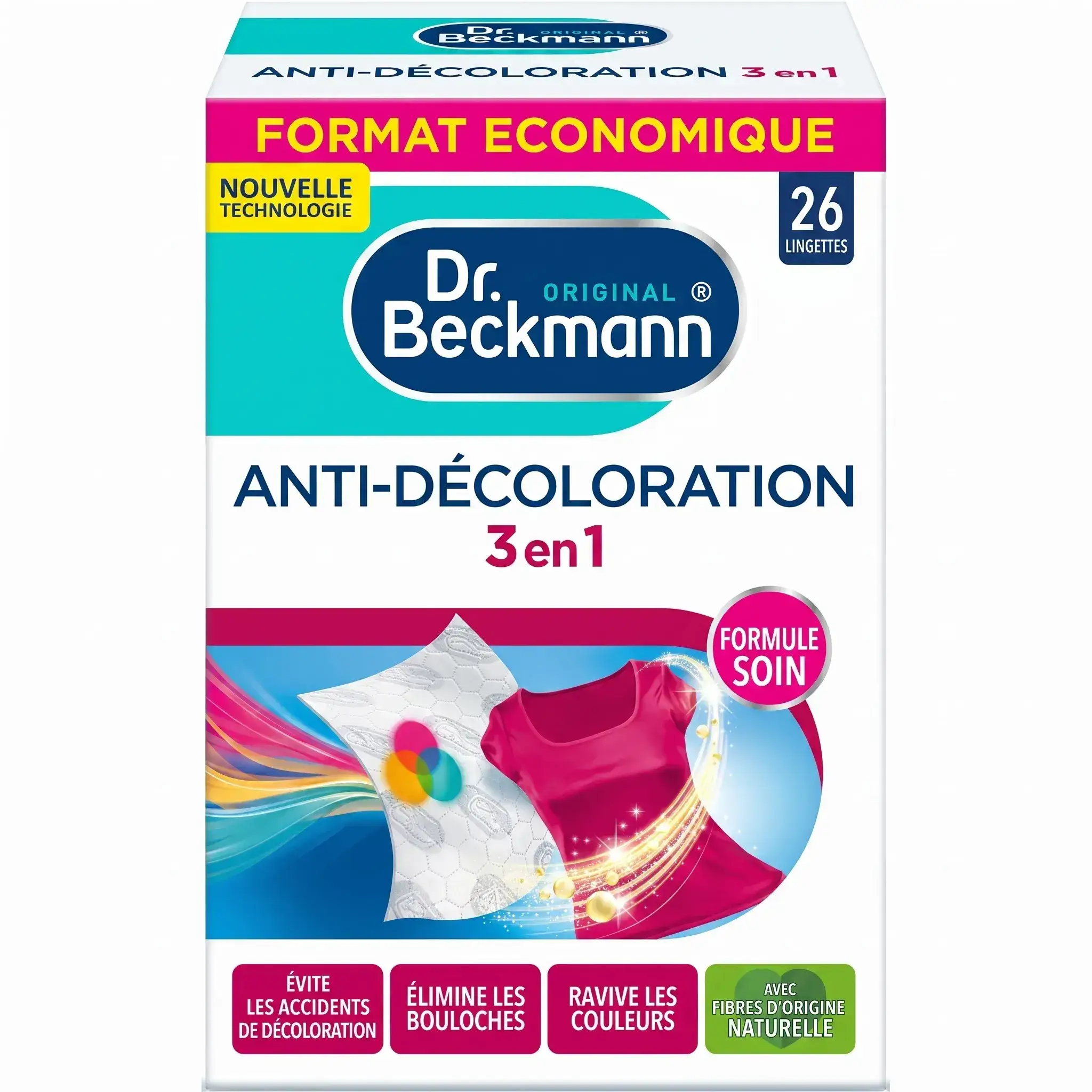 Dr. Beckmann Color & Dirt Collector Sheets 3-in-1 - 26 Sheets