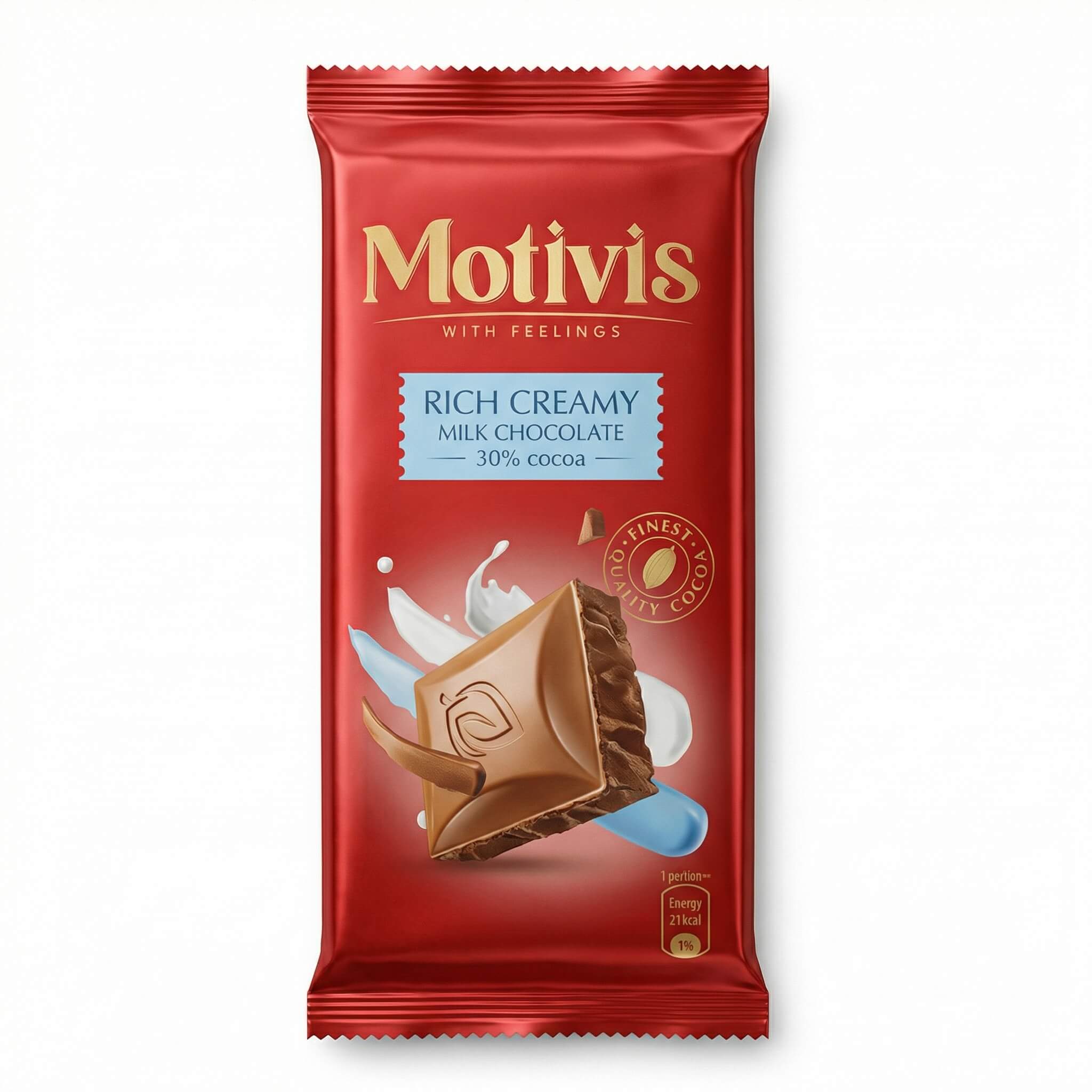 Motivis Rich Creamy Milk Chocolate 30% Cocoa