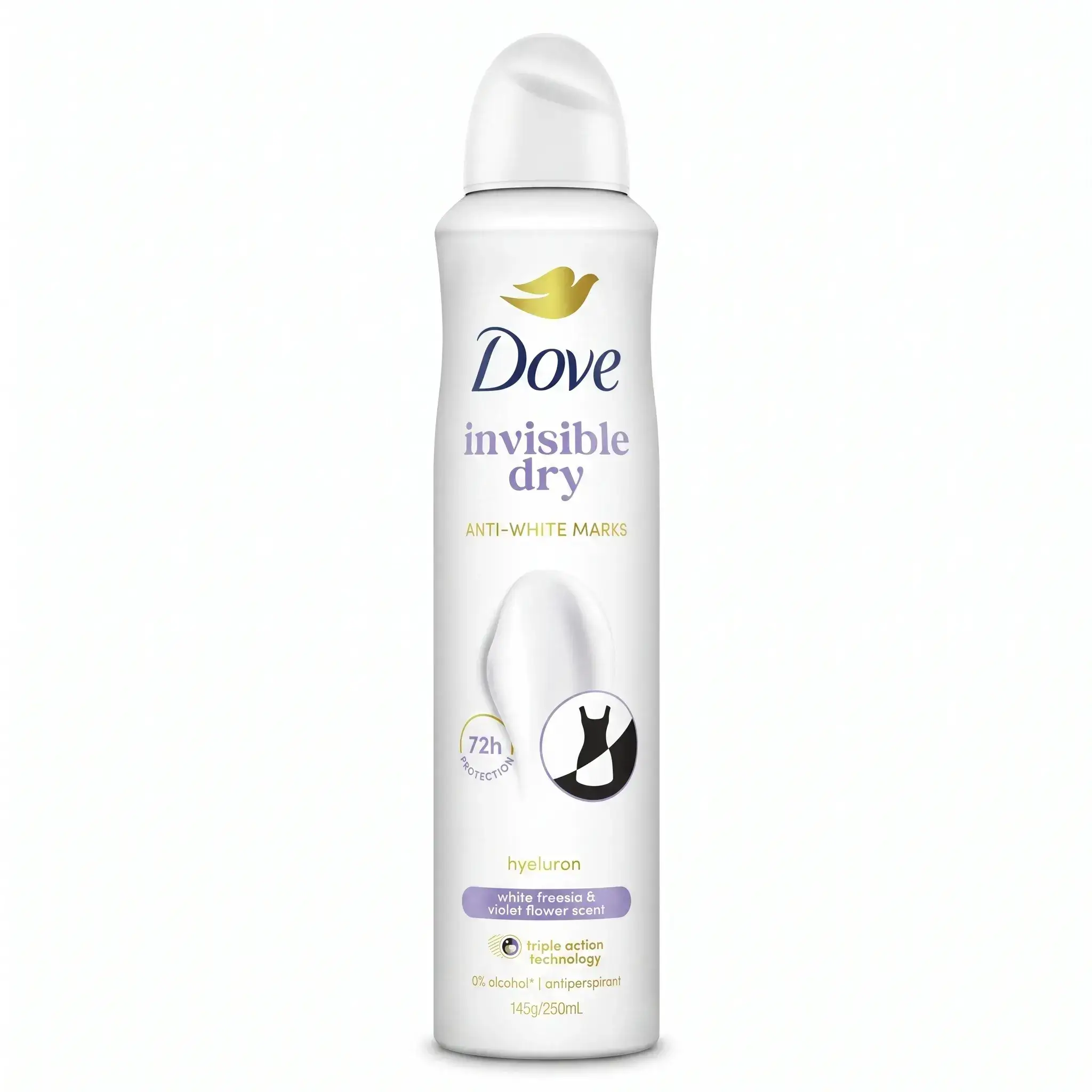 Dove Invisible Dry Anti-Perspirant Deodorant Spray White Freesia & Violet Flower