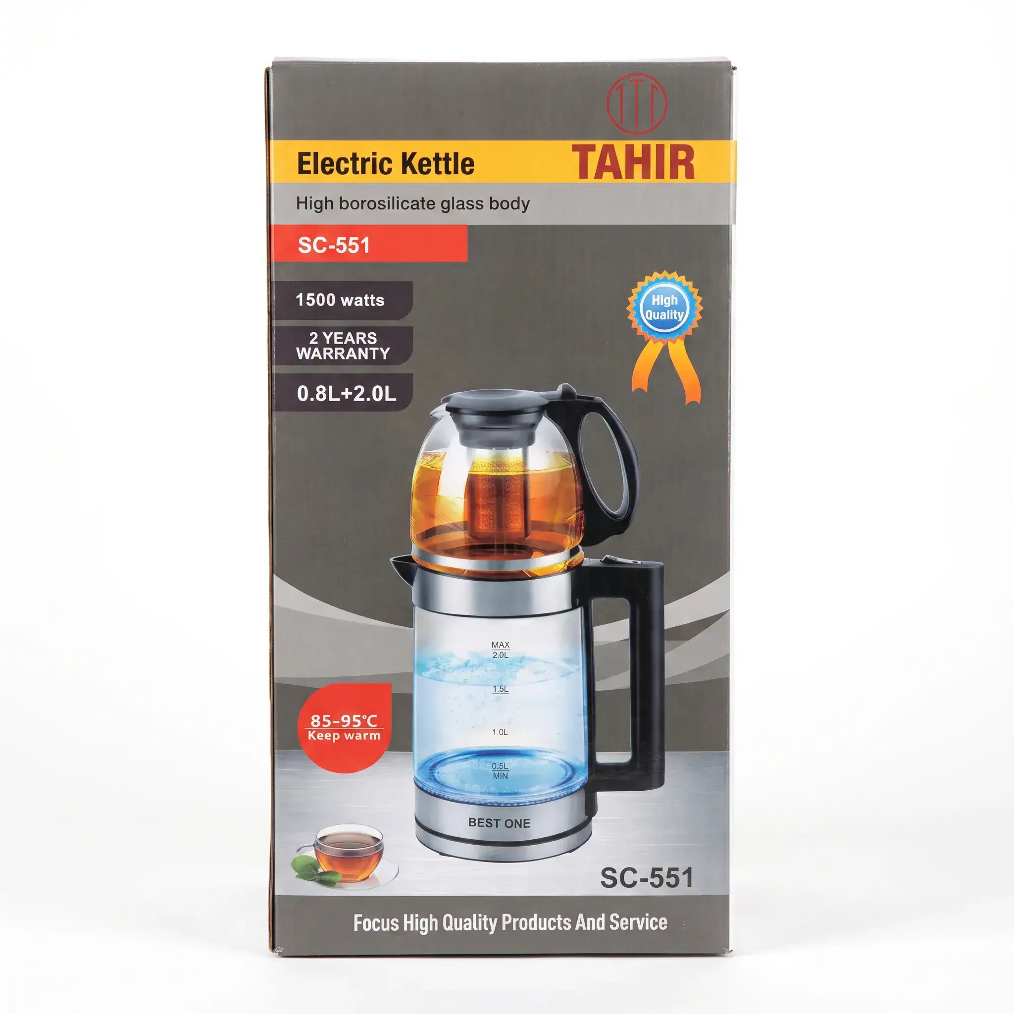 Tahir Electric Kettle with Tea Pot SC-551