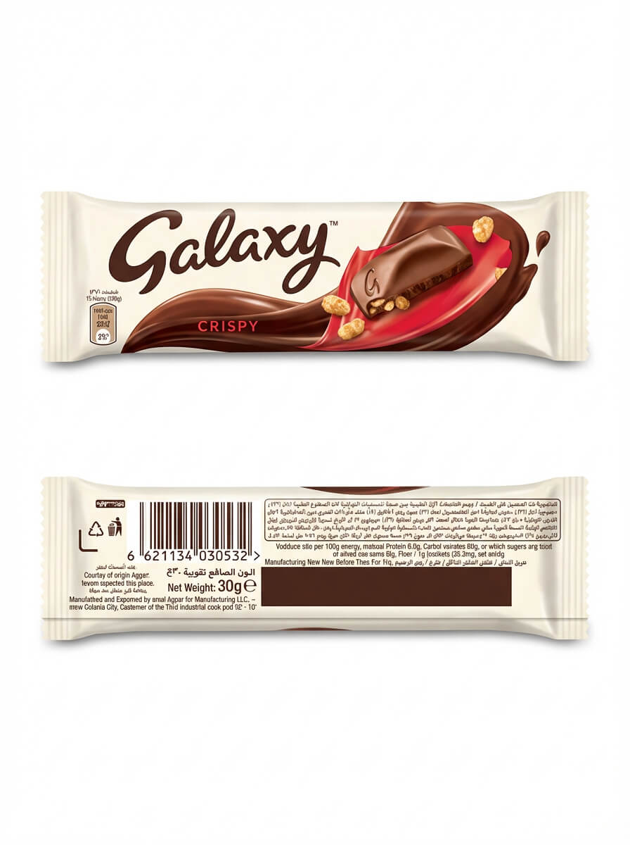 Galaxy Crispy Milk Chocolate Bar