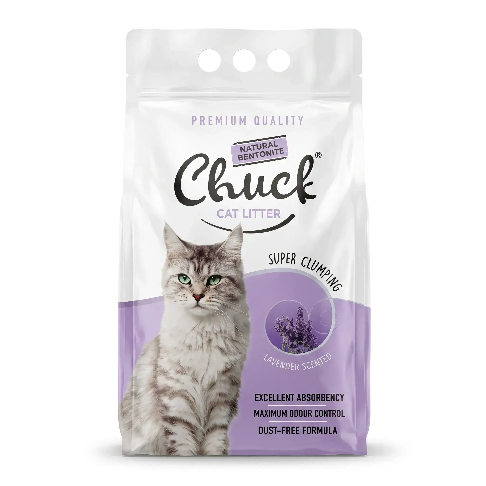 Chuck Lavender Scented Cat Litter