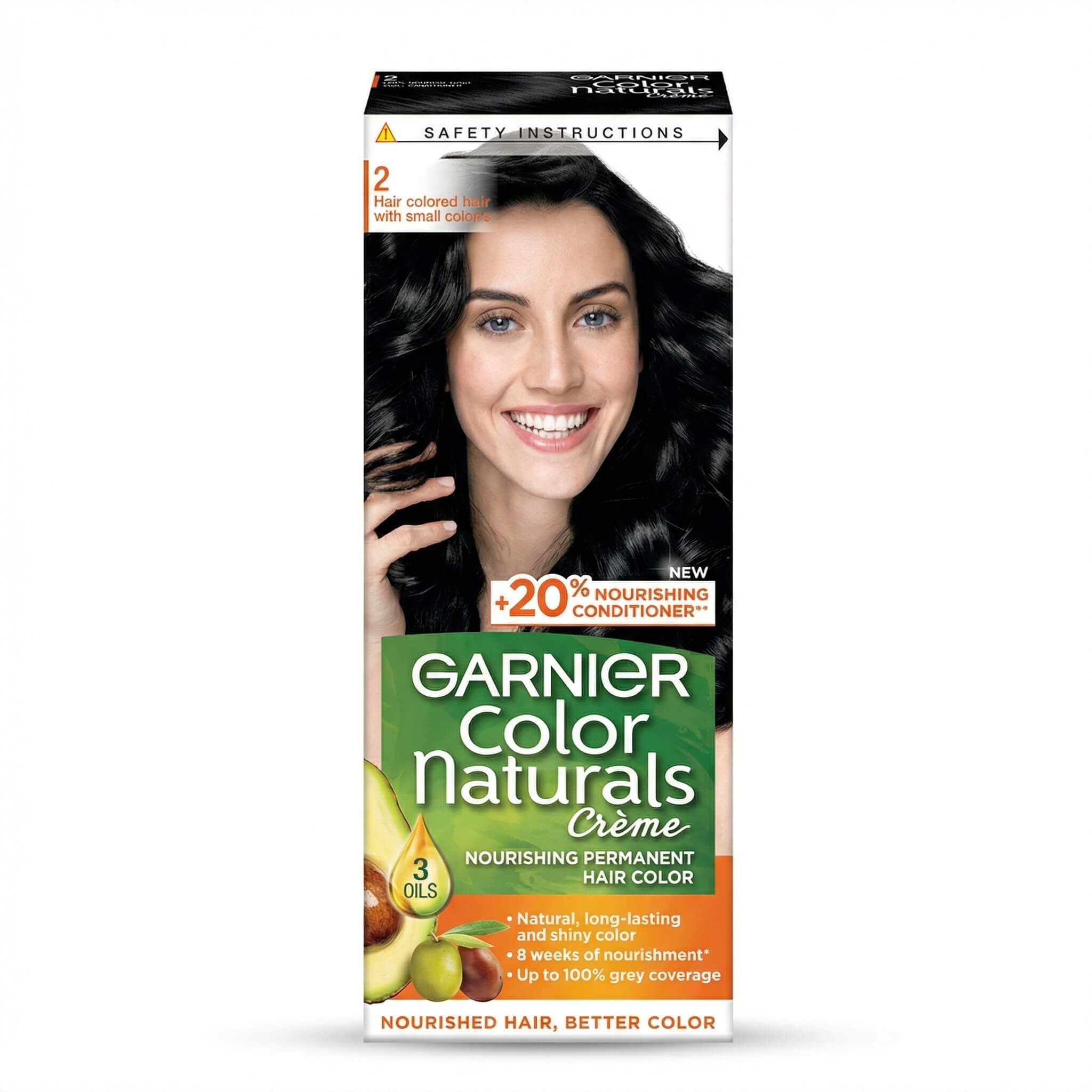 Garnier Color Naturals Crème Hair Color 2 Black