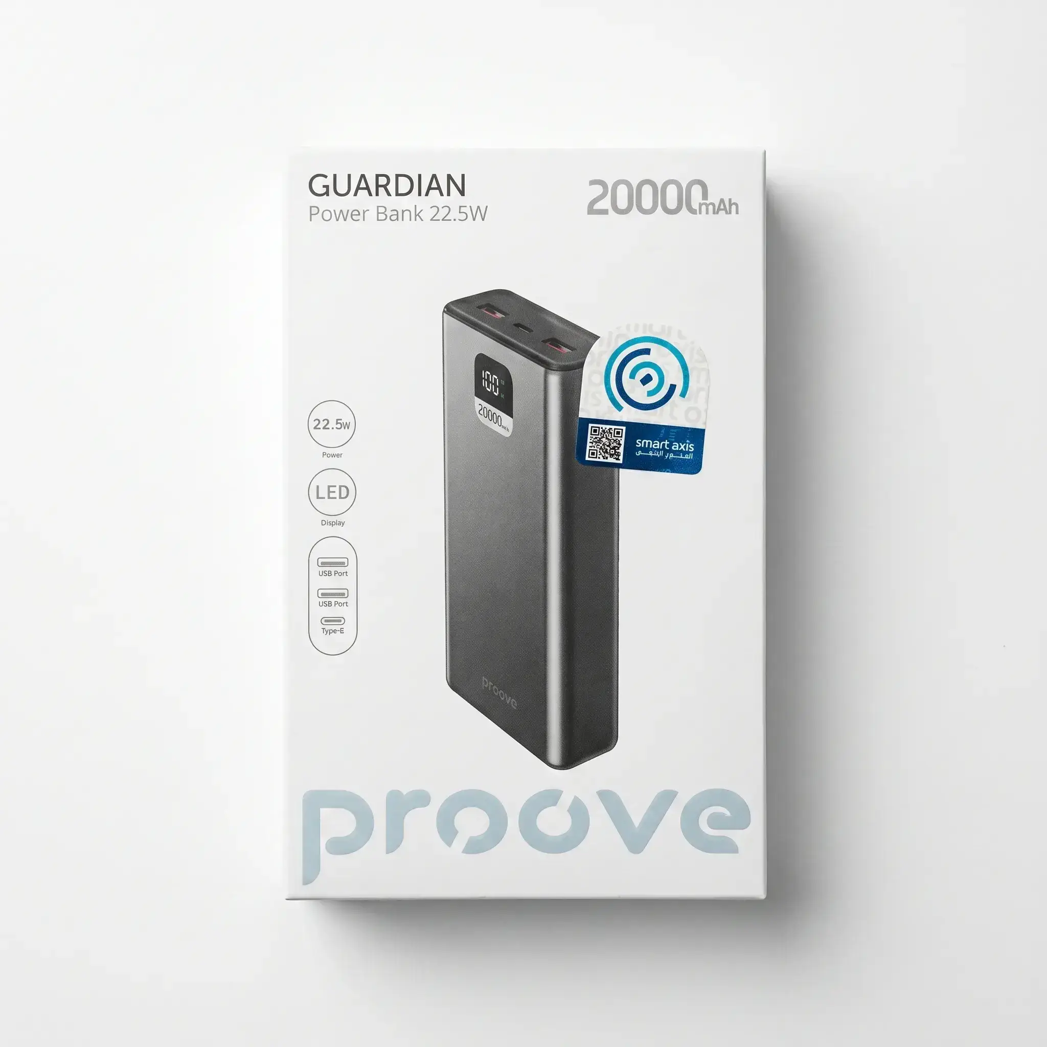 Proove Guardian Power Bank 20,000mAh 22.5W