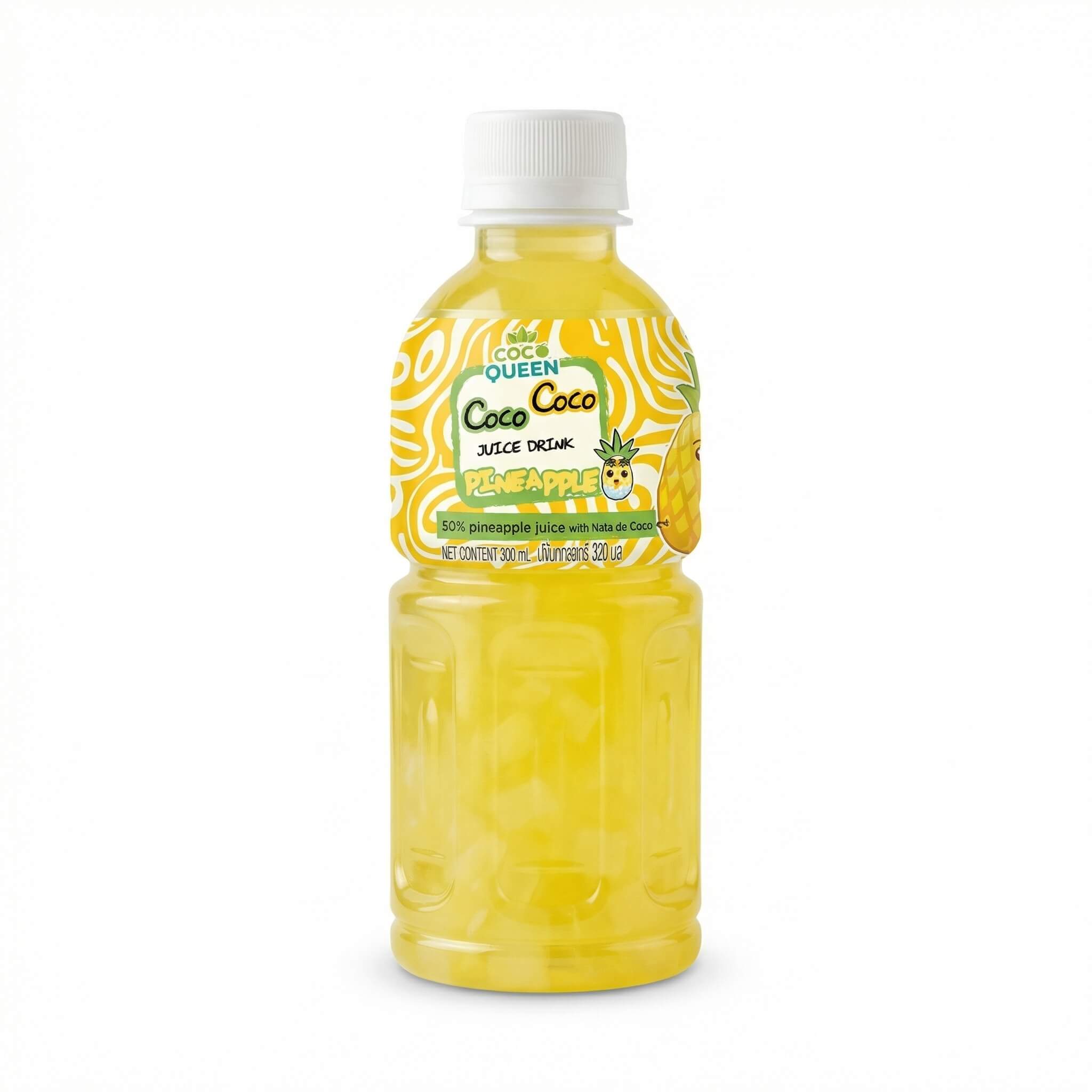 Coco Queen Coco Coco Pineapple Juice Drink with Nata de Coco