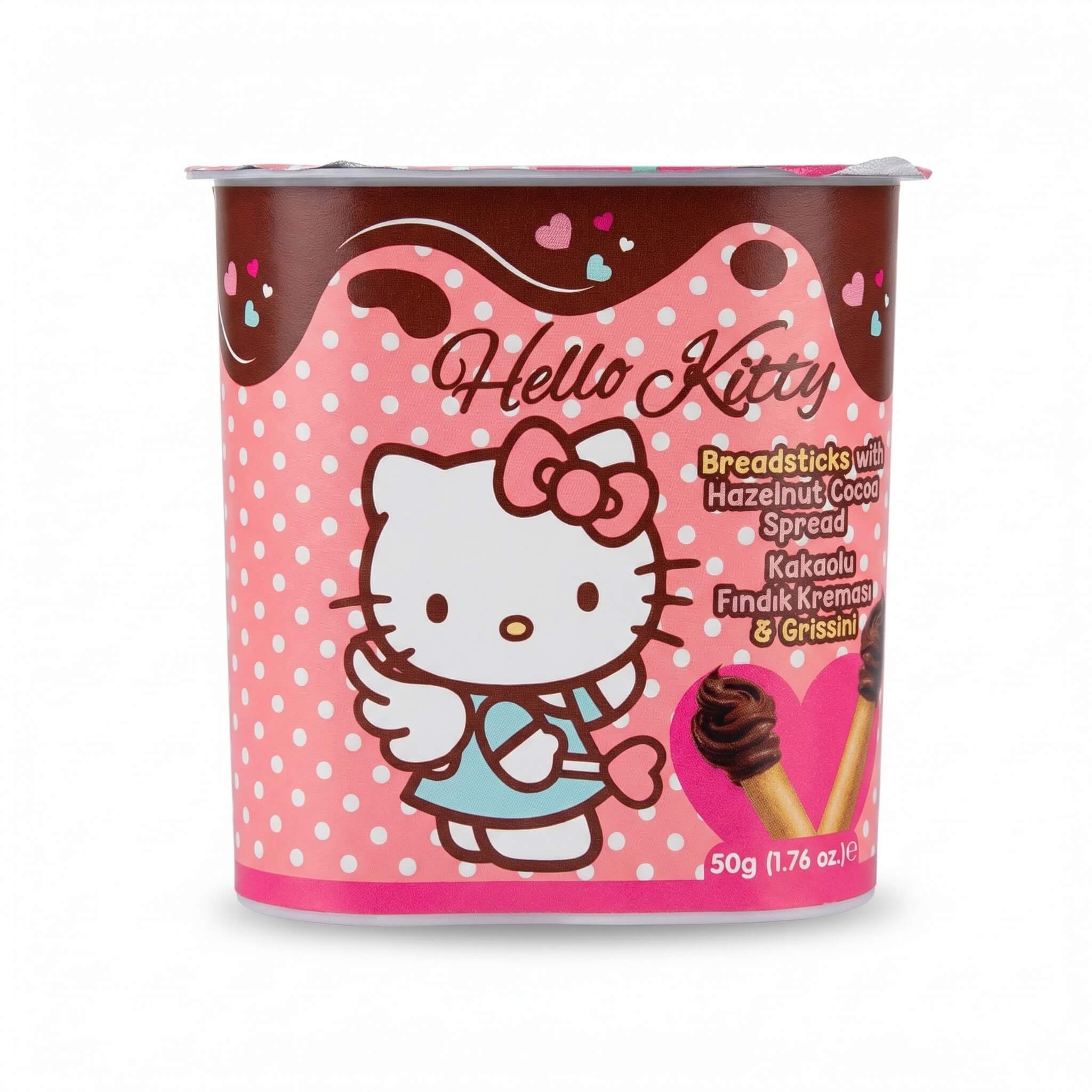 Hello Kitty Breadsticks with Hazelnut Cocoa Spread
