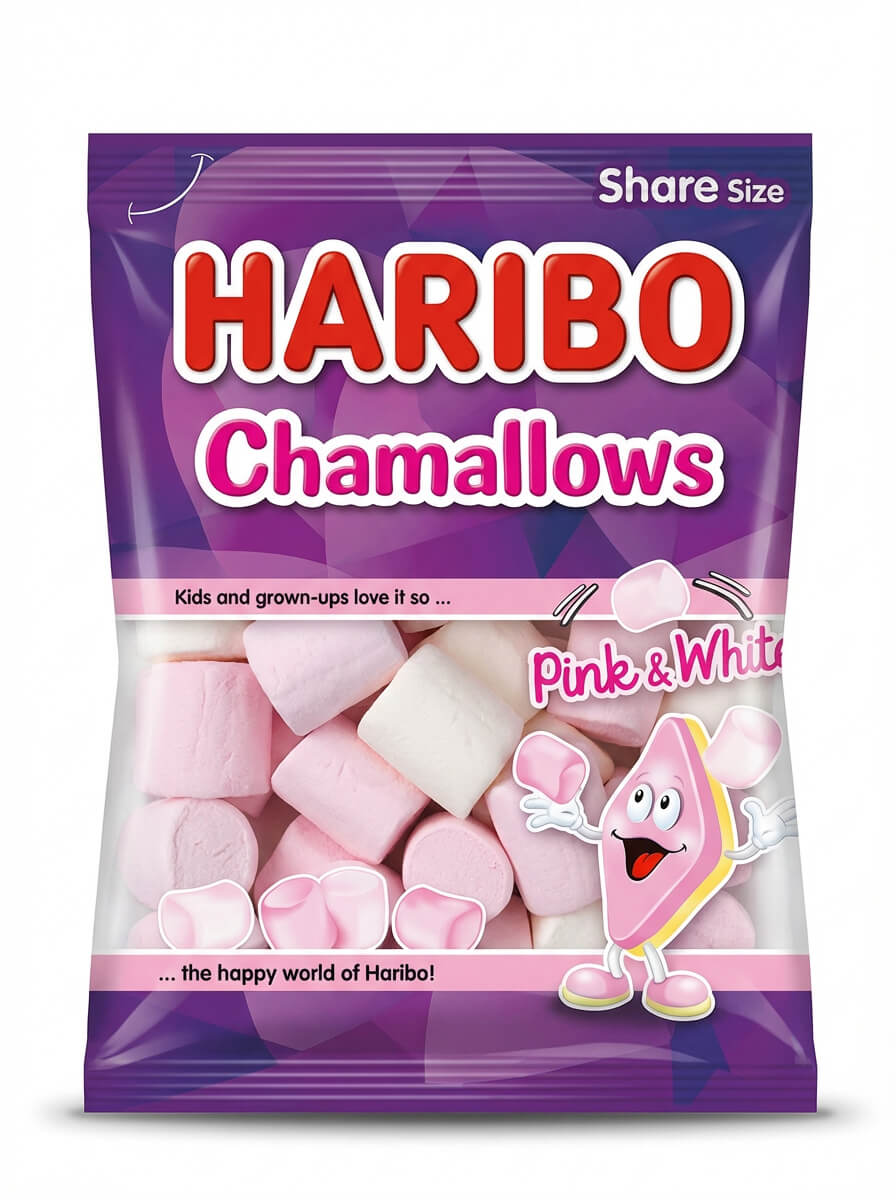 Haribo Chamallows Pink & White Marshmallows