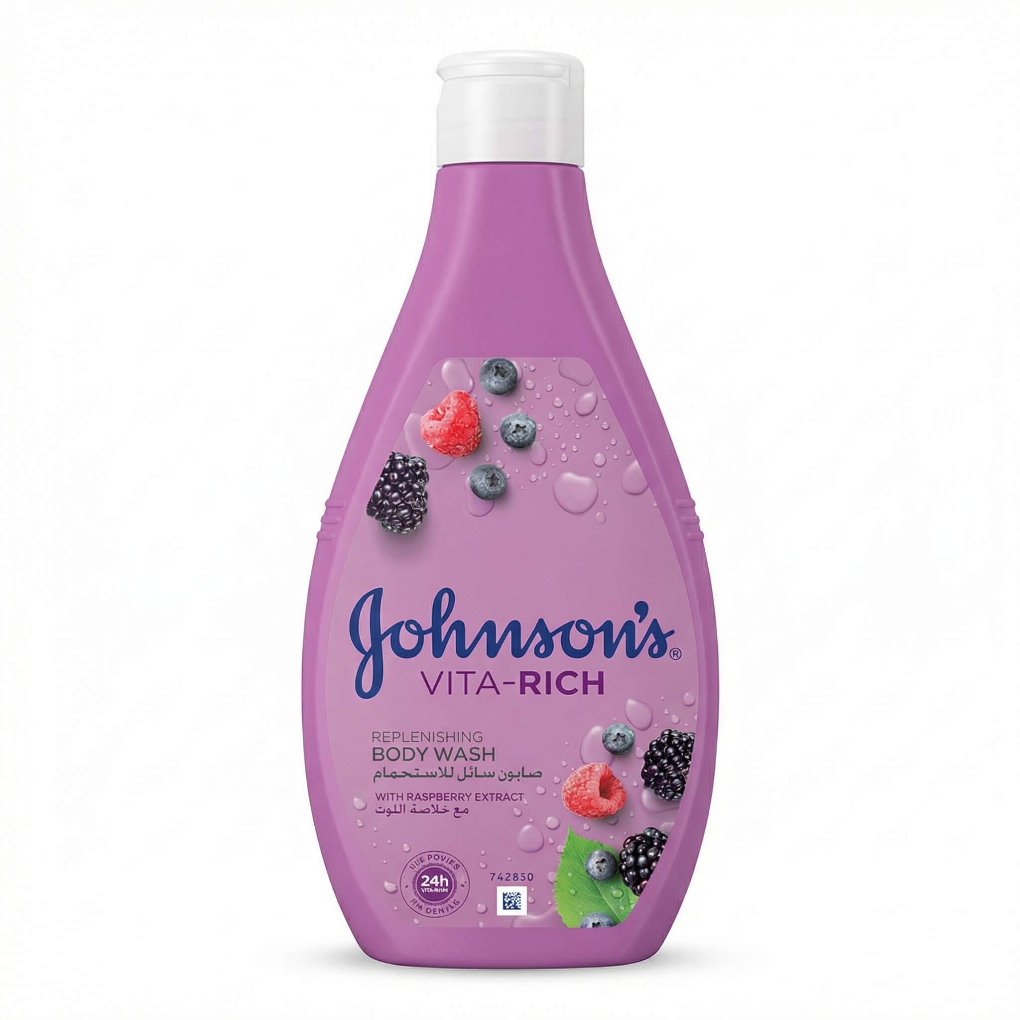 Johnson's Vita-Rich Replenishing Body Wash with Raspberry Extract