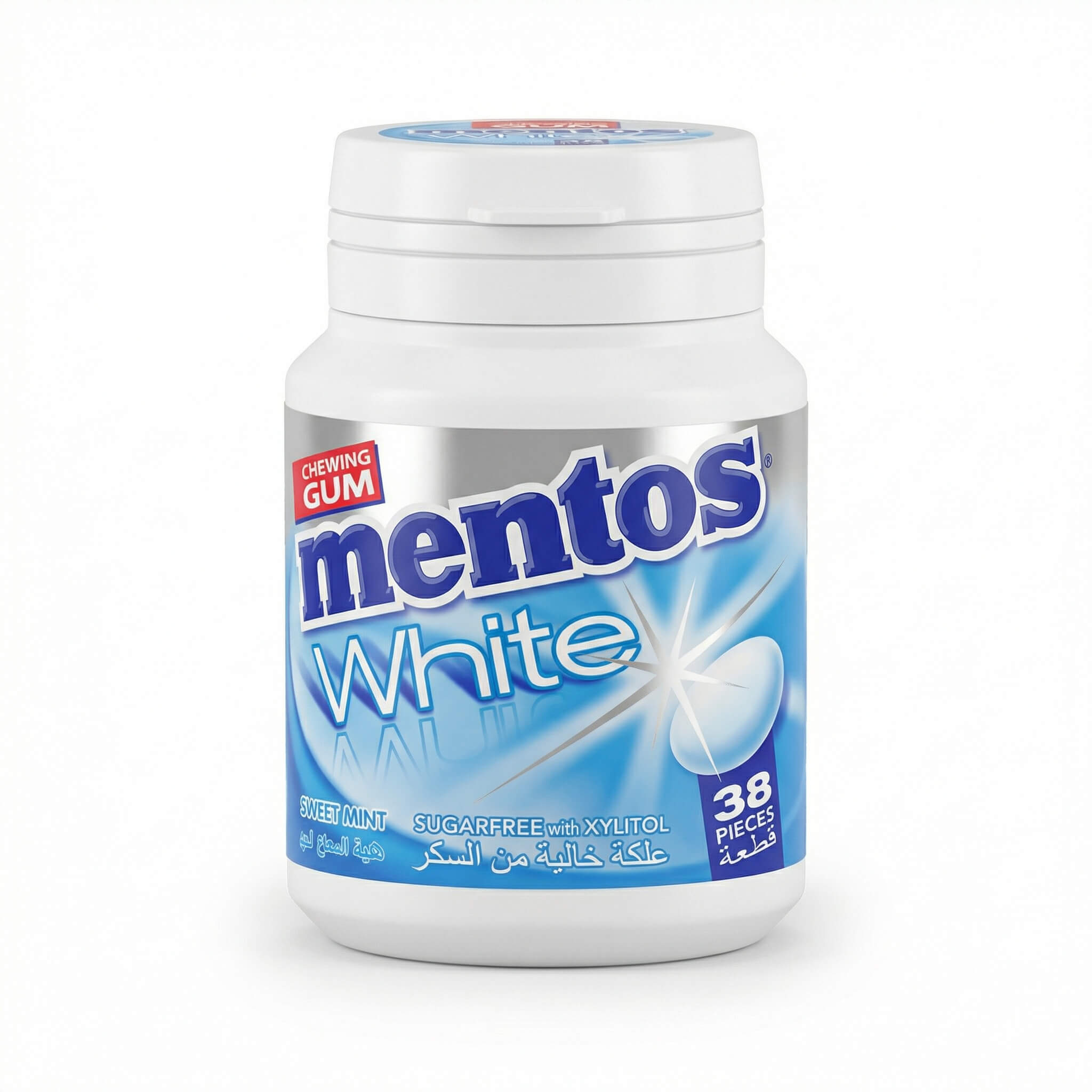 Mentos White Sweet Mint Sugarfree Chewing Gum