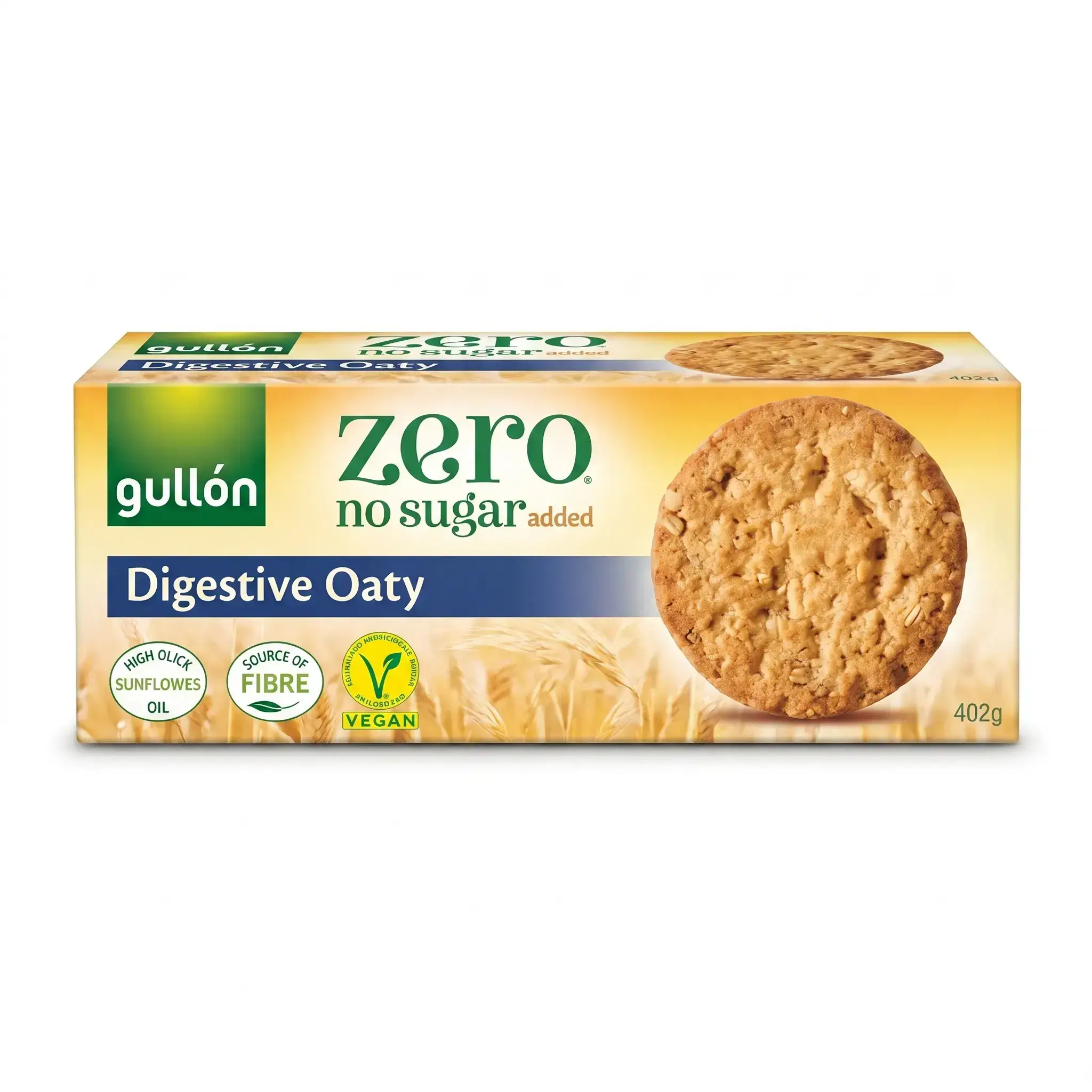 Gullón Zero No Sugar Added Digestive Oaty Biscuits
