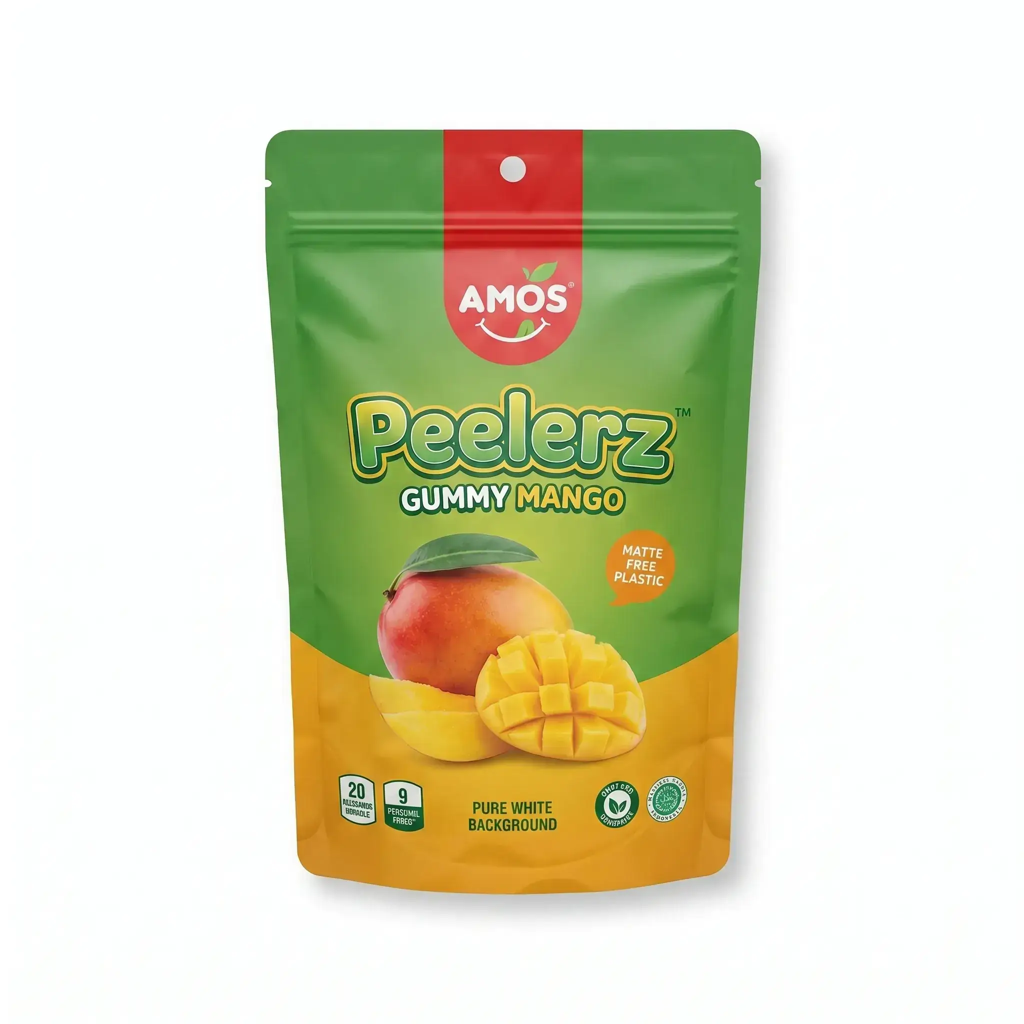 Amos Peelerz Gummy Mango