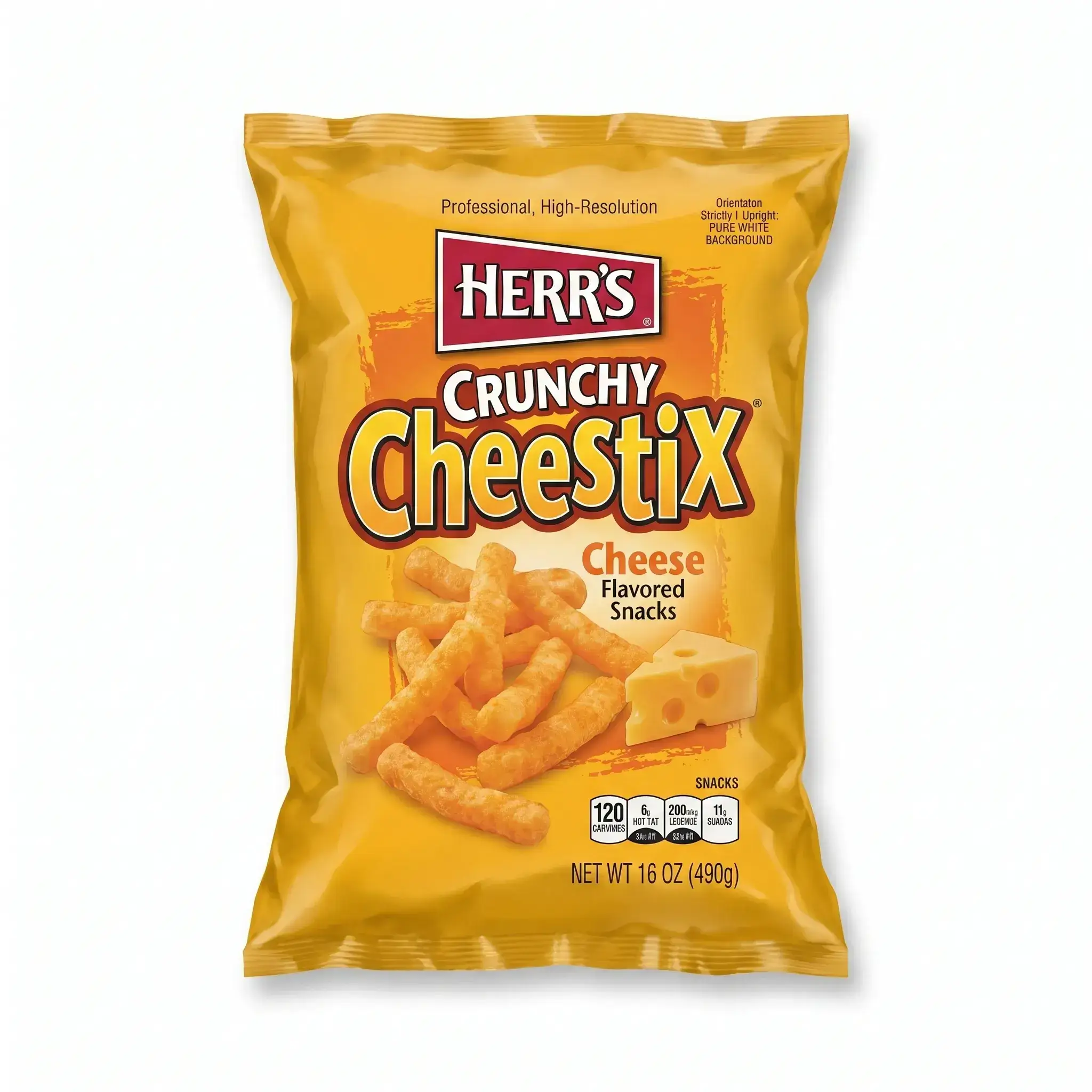 Herr's Crunchy Cheestix Cheese Flavored Snacks
