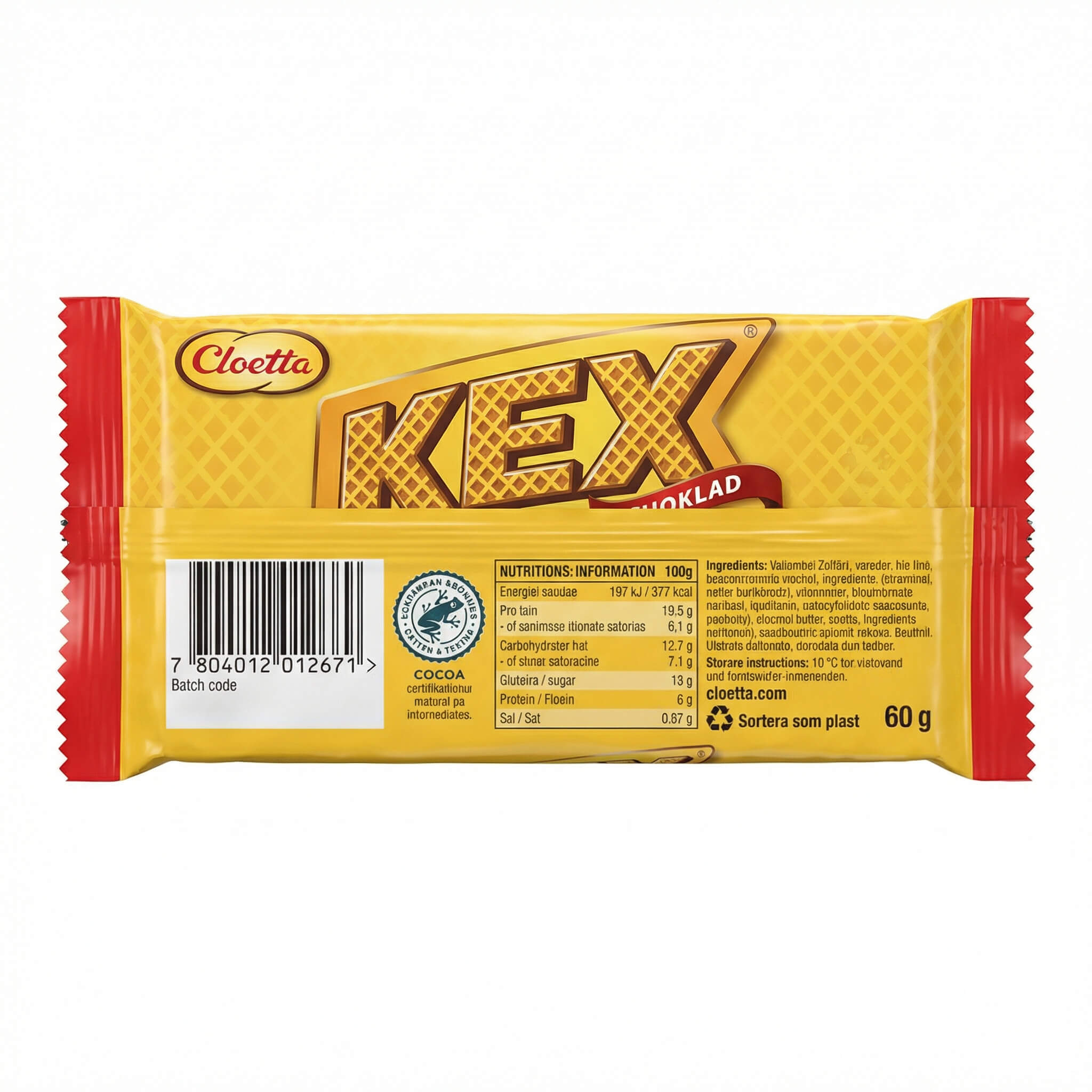 Cloetta Kex Choklad Wafer Bar