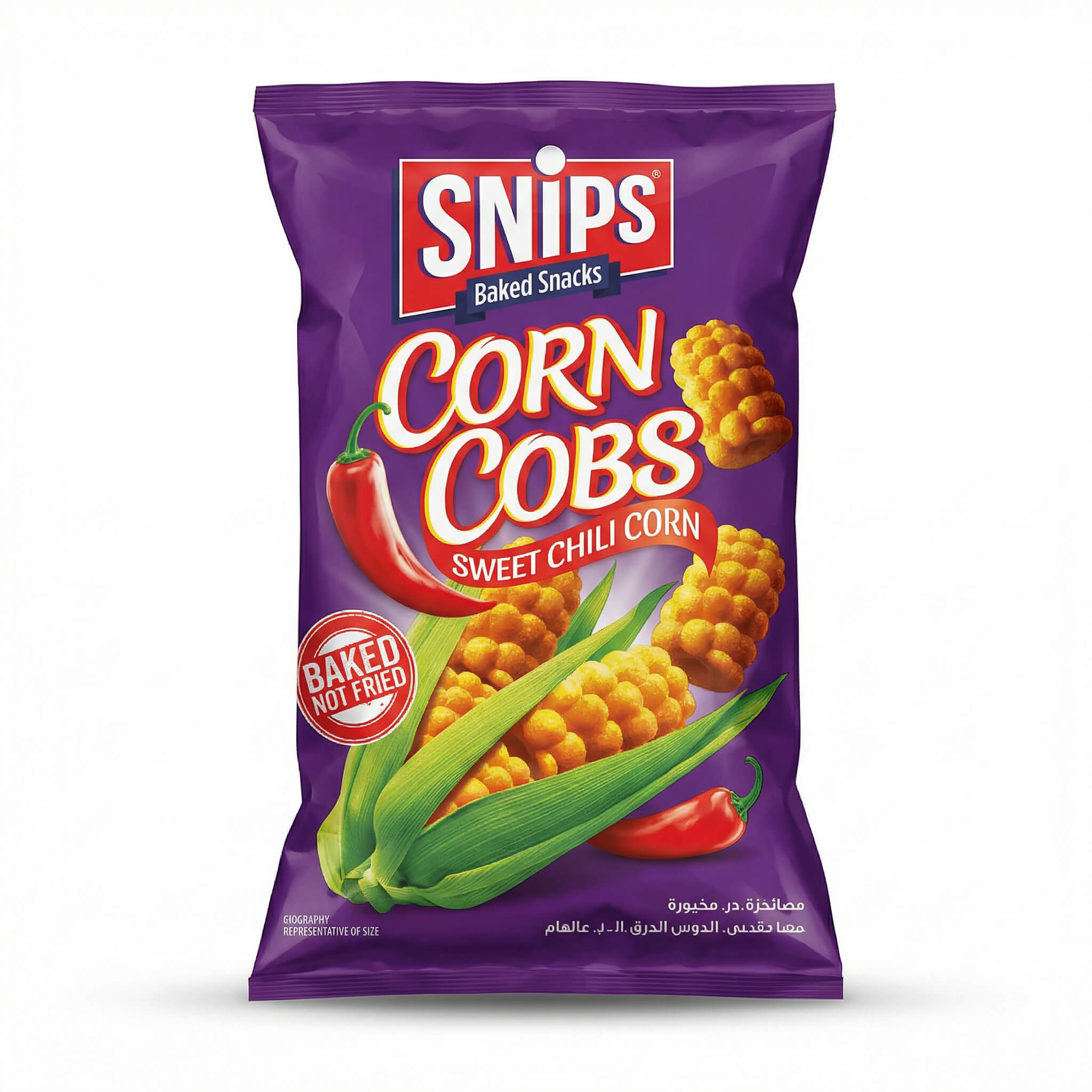 Snips Corn Cobs Sweet Chili Corn Baked Snacks