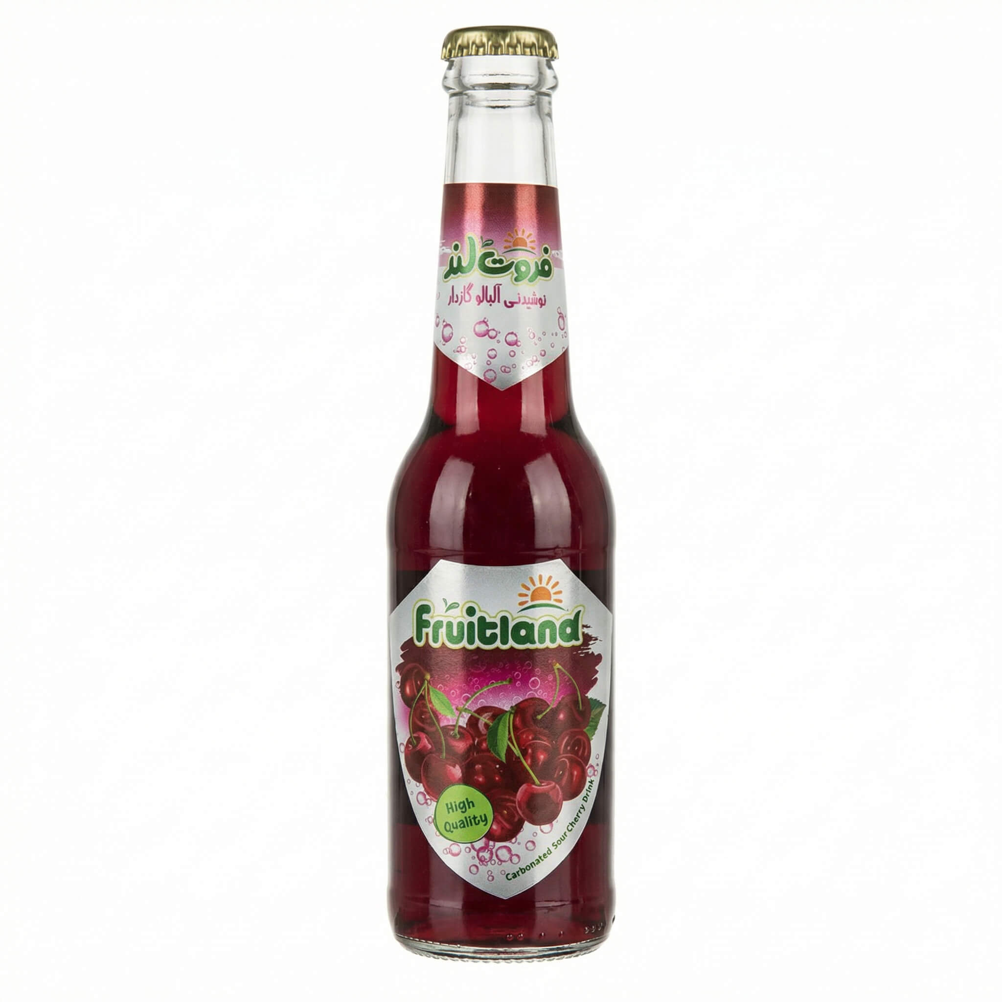 Fruitland Carbonated Sour Cherry Drink