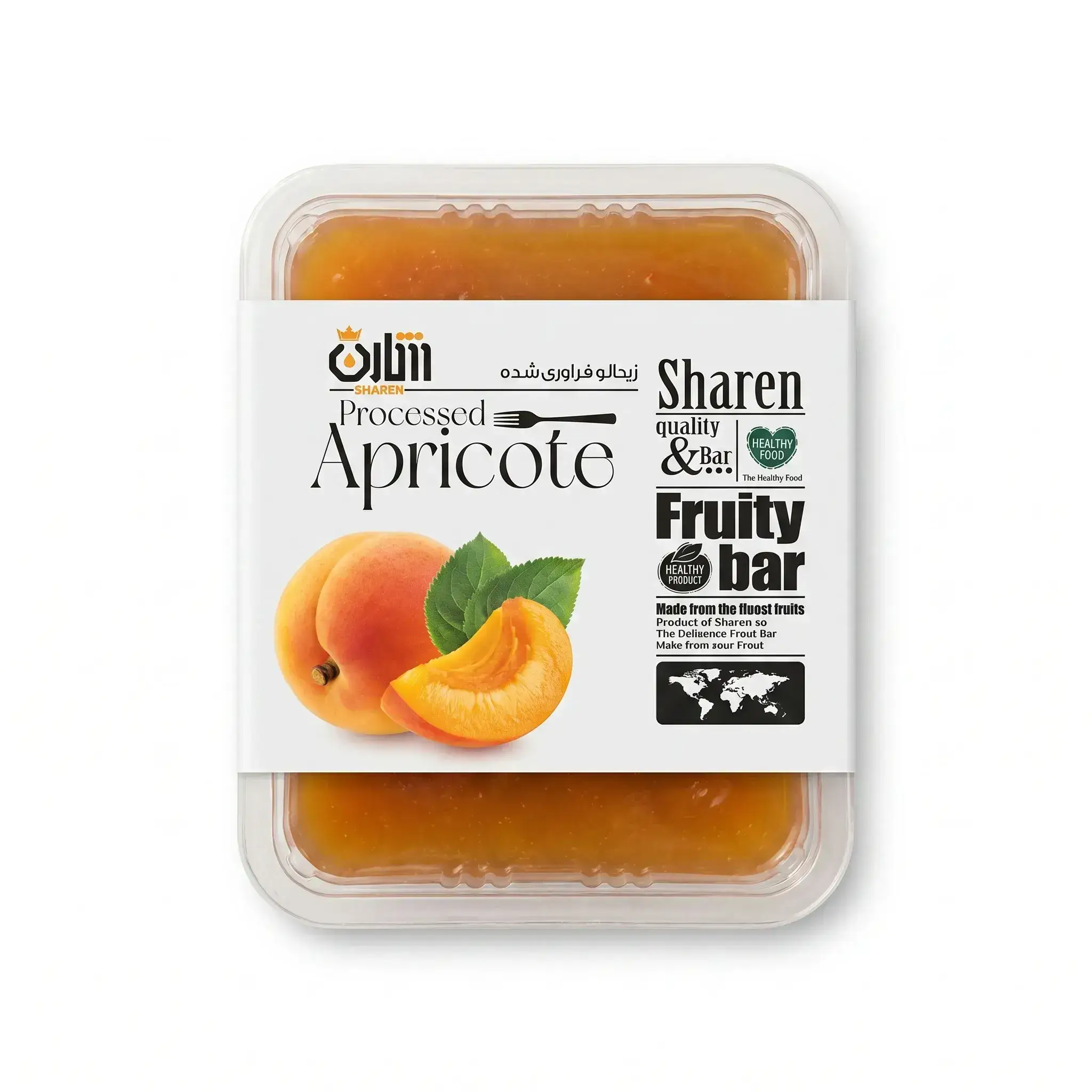 Sharen Processed Apricot Fruity Bar (10 pcs)