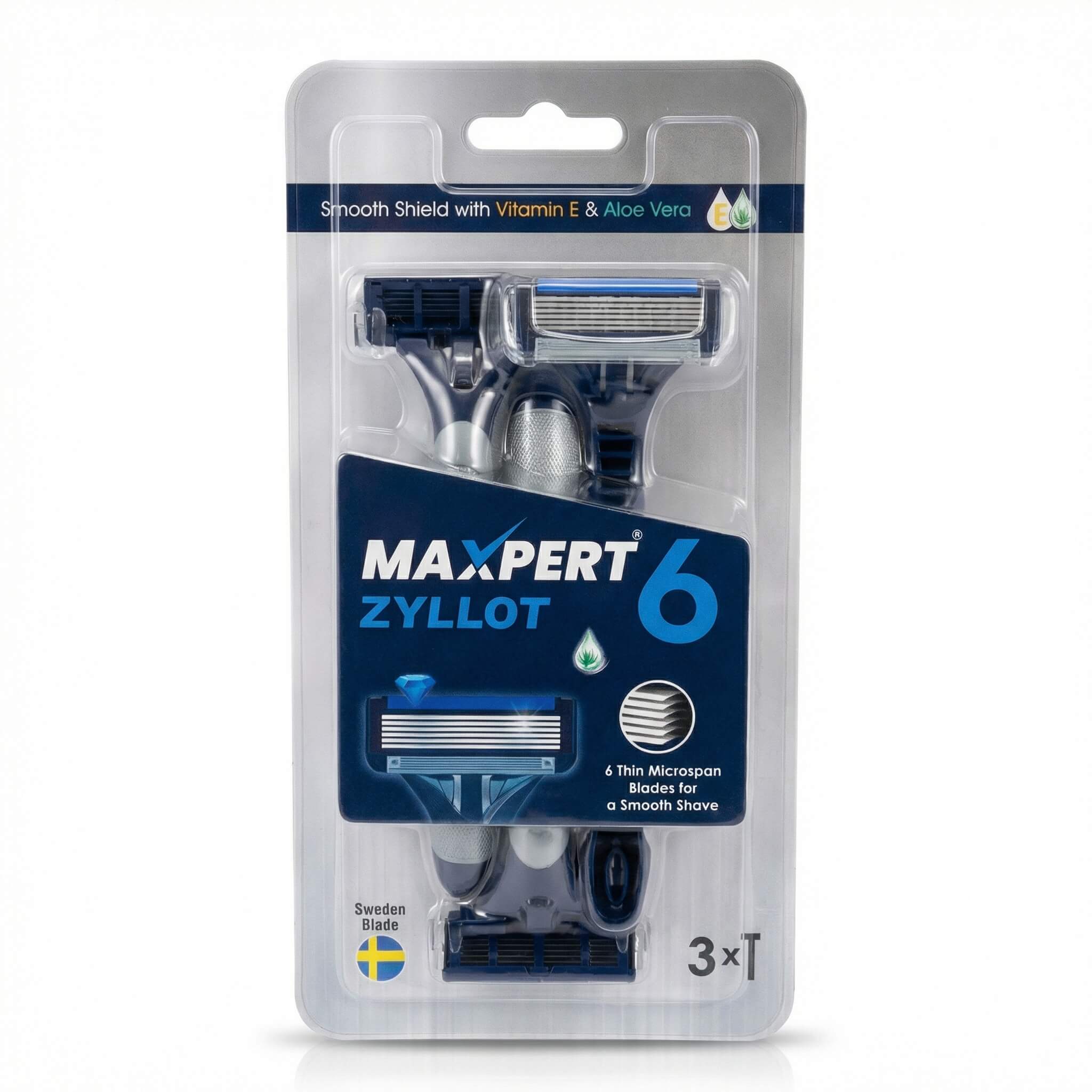 Maxpert Zyllot 6 Disposable Razors for Men