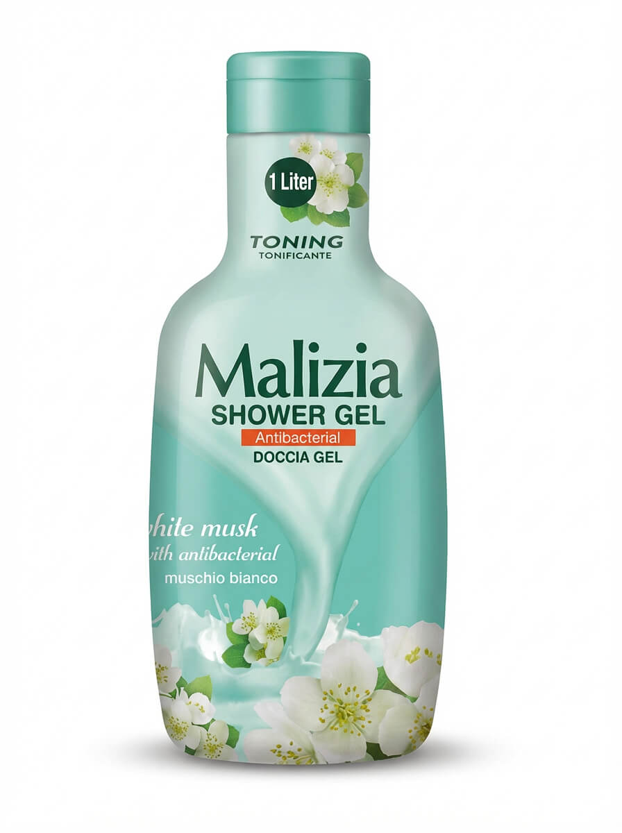 Malizia White Musk Antibacterial Shower Gel
