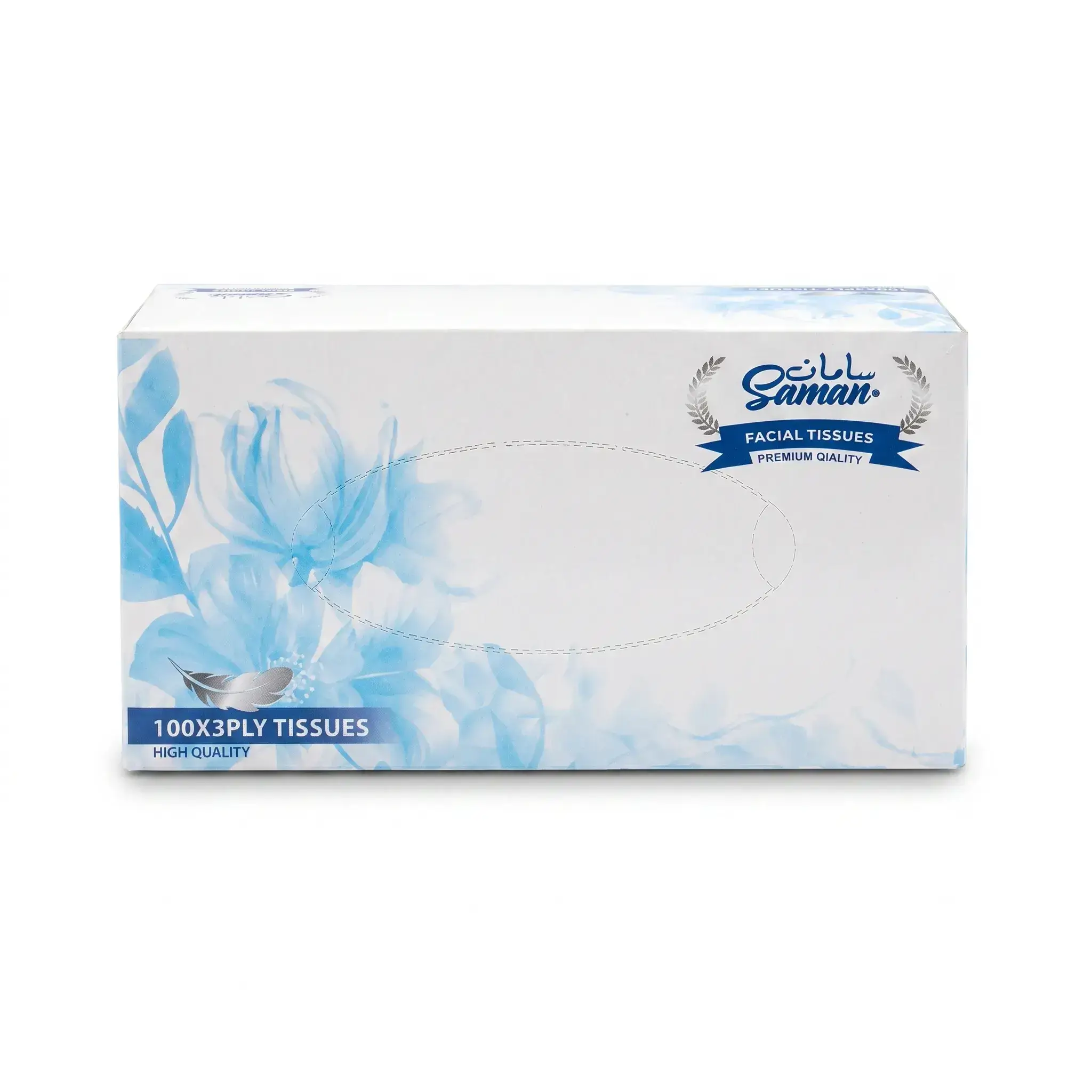 Saman Facial Tissues 100 x 3 Ply