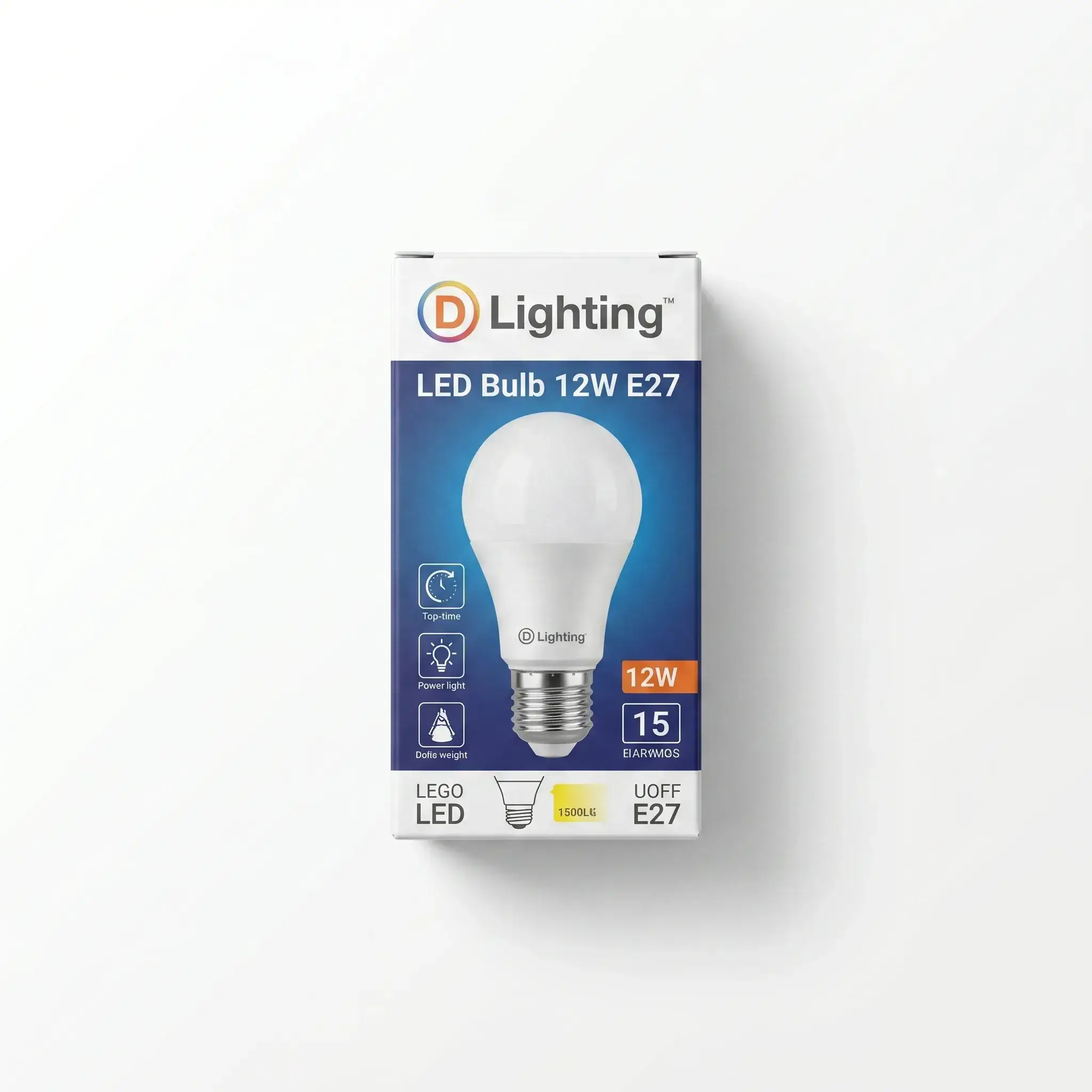 D Lighting LED Bulb 12W E27