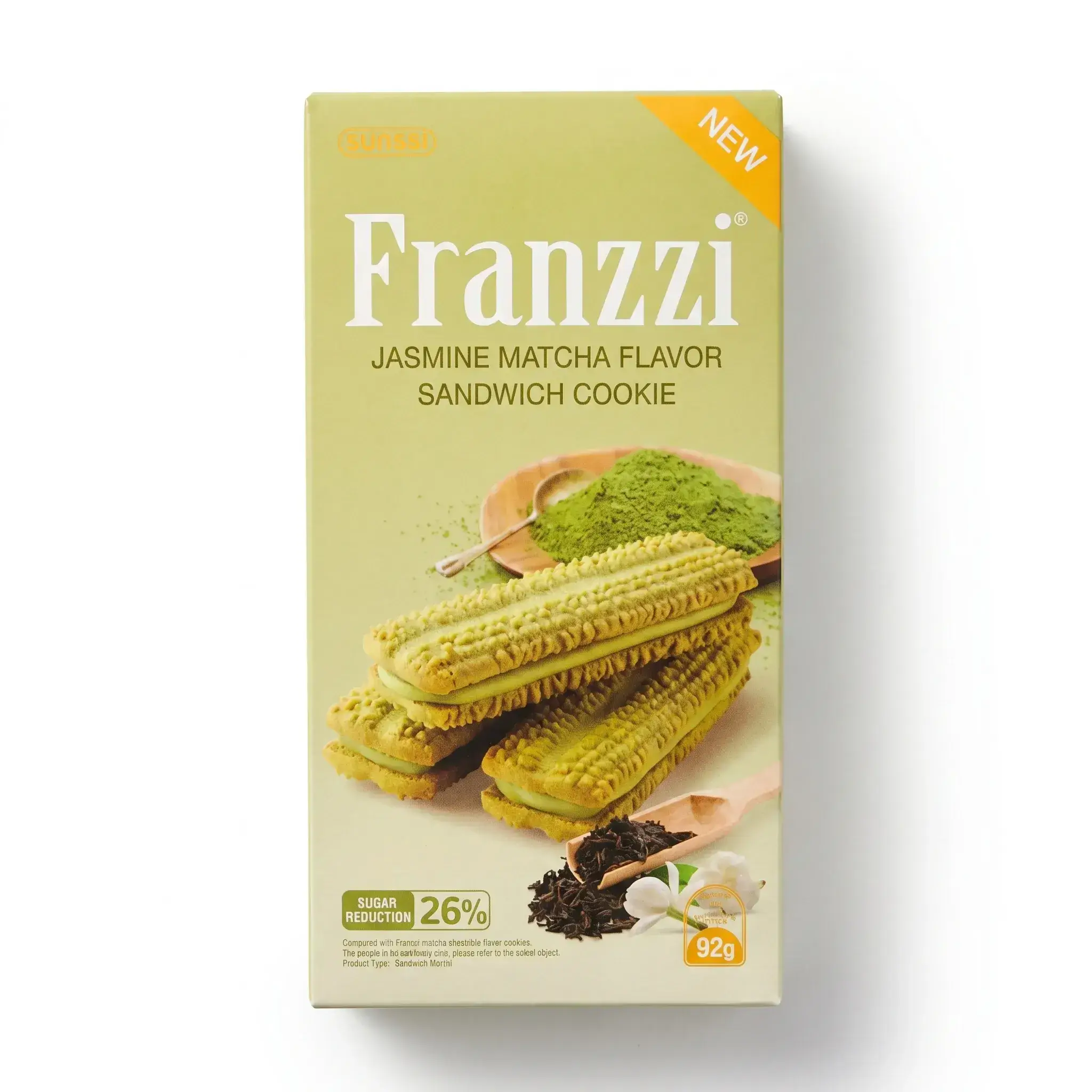 Franzzi Jasmine Matcha Flavor Sandwich Cookie