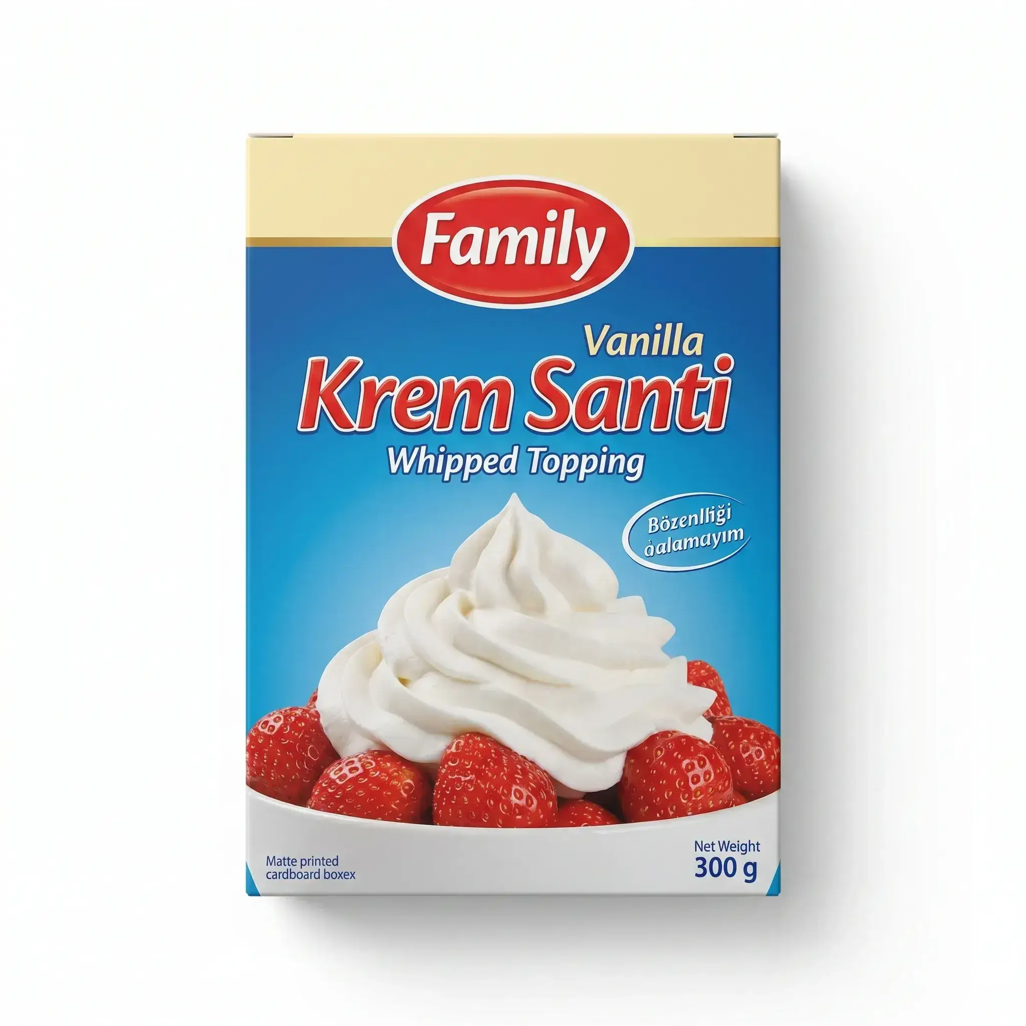 Family Vanilla Krem Santi Whipped Topping