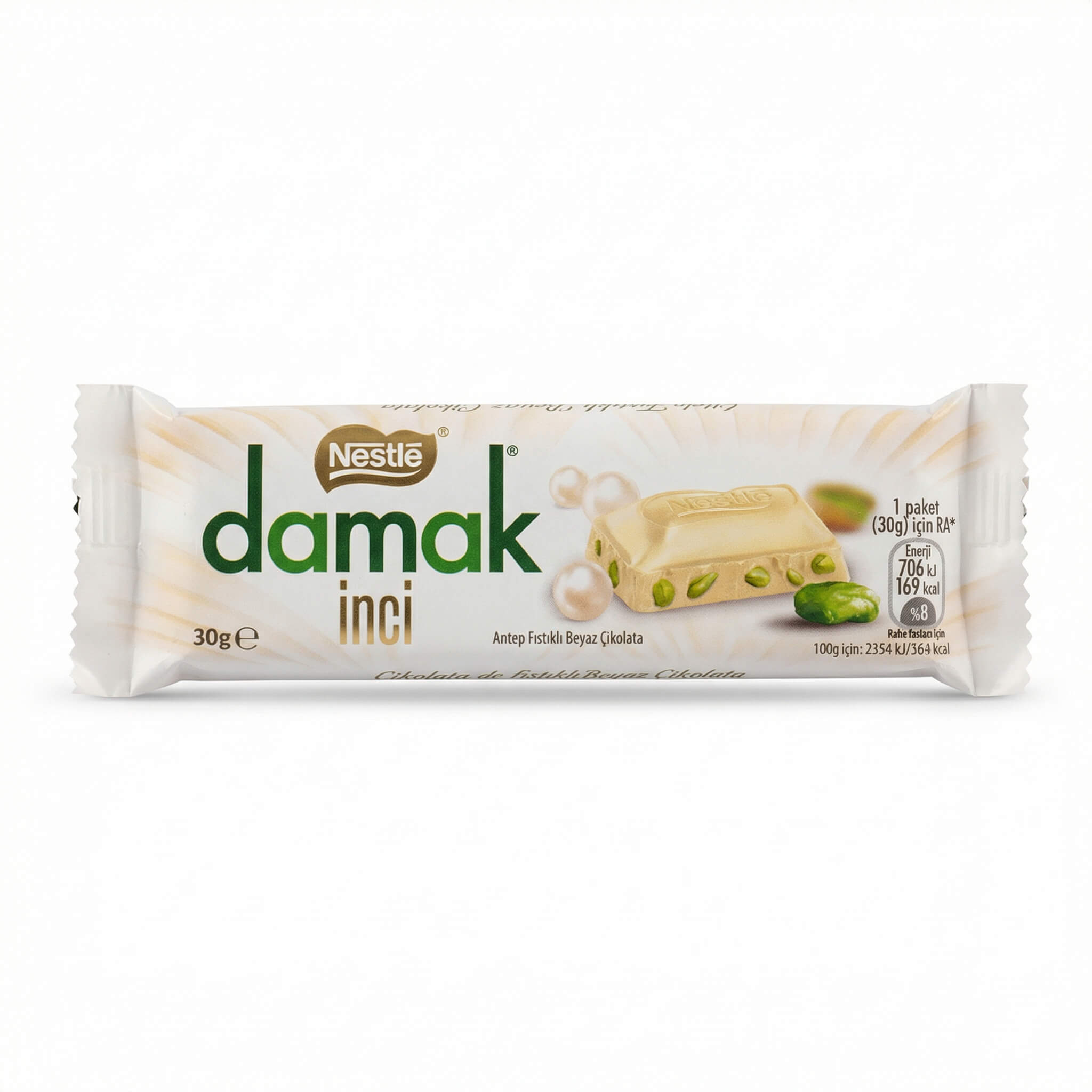 Nestle Damak Inci White Chocolate with Pistachio