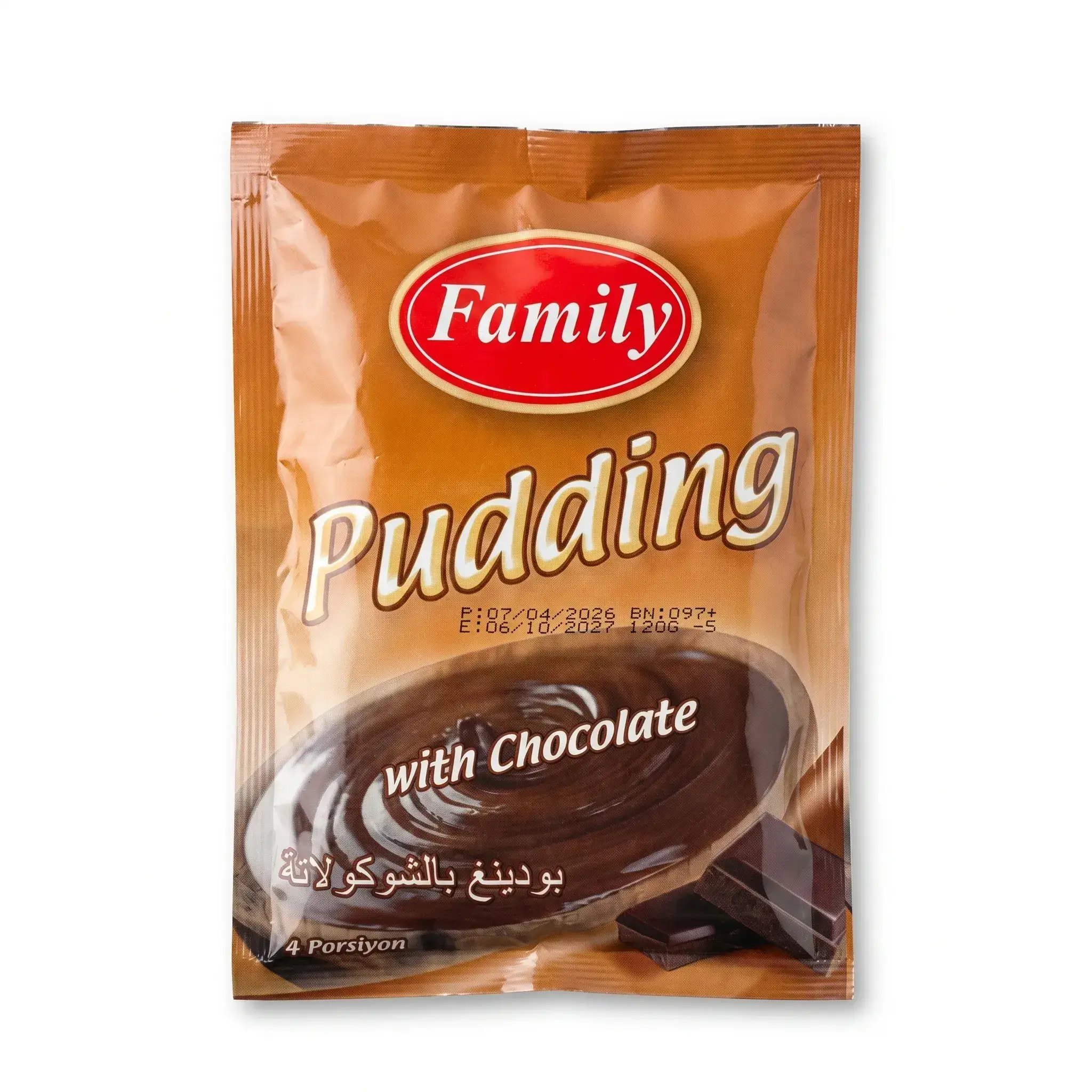 Family Pudding with Chocolate