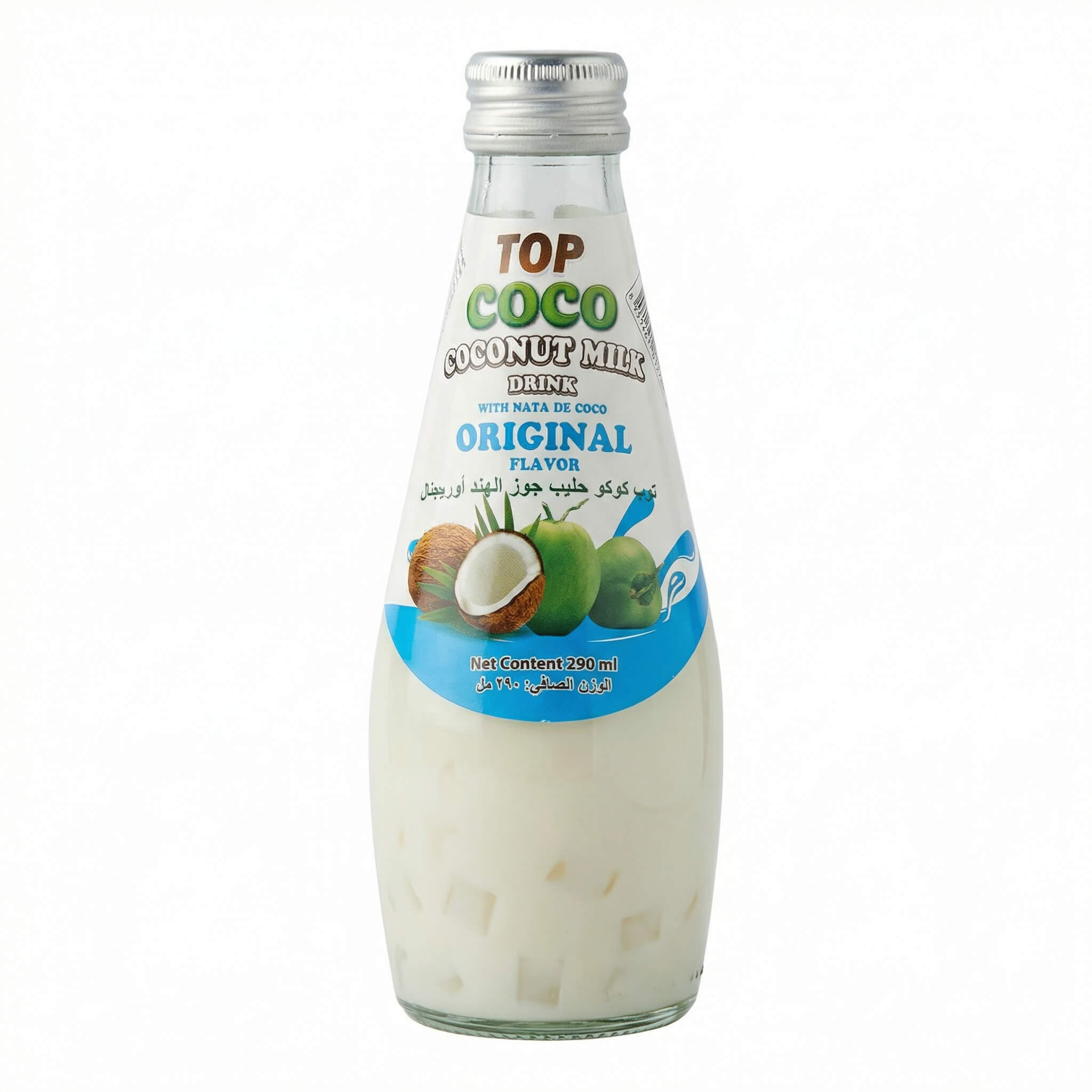 Top Coco Coconut Milk Drink with Nata De Coco Original Flavor