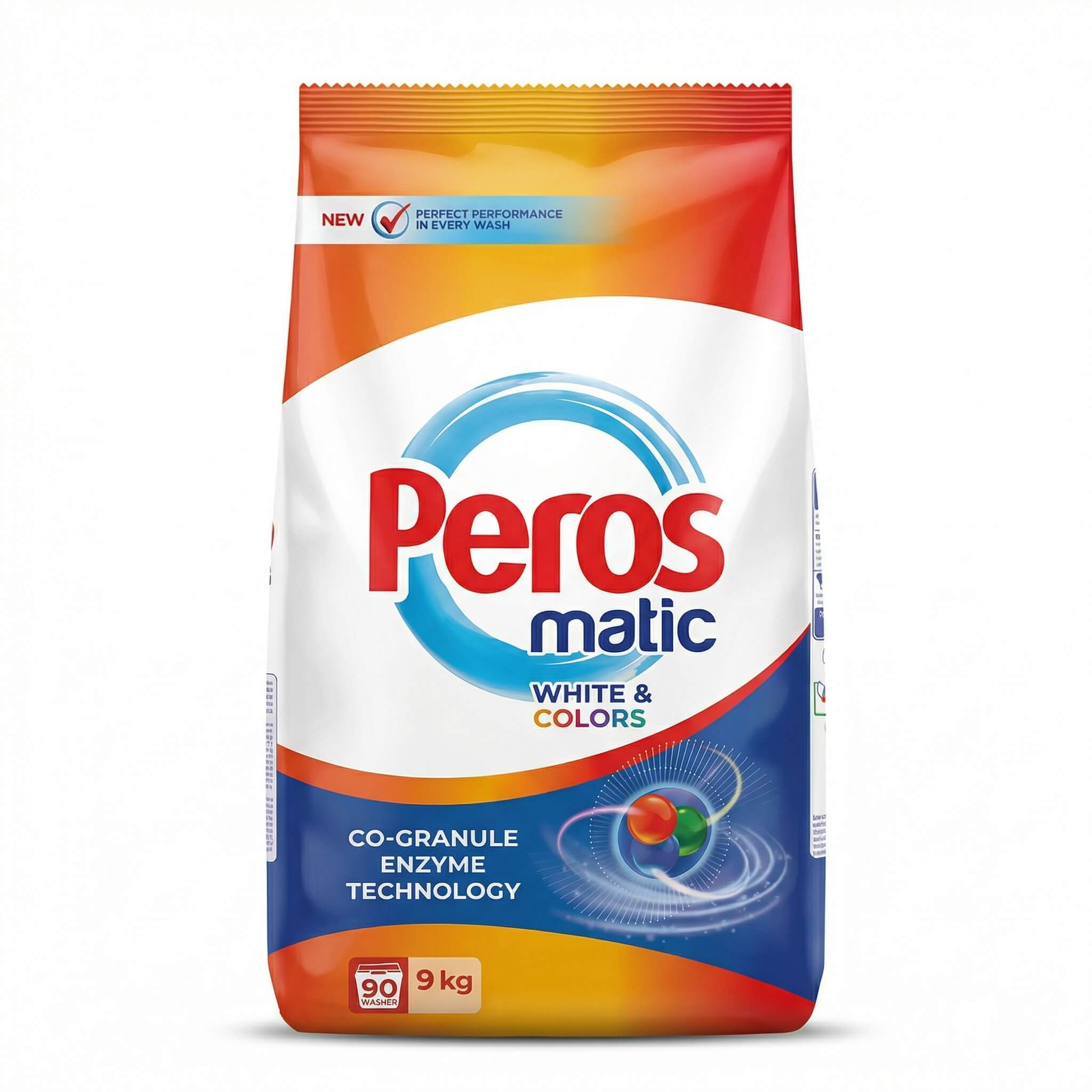 Peros Matic Laundry Detergent Powder for White & Colors