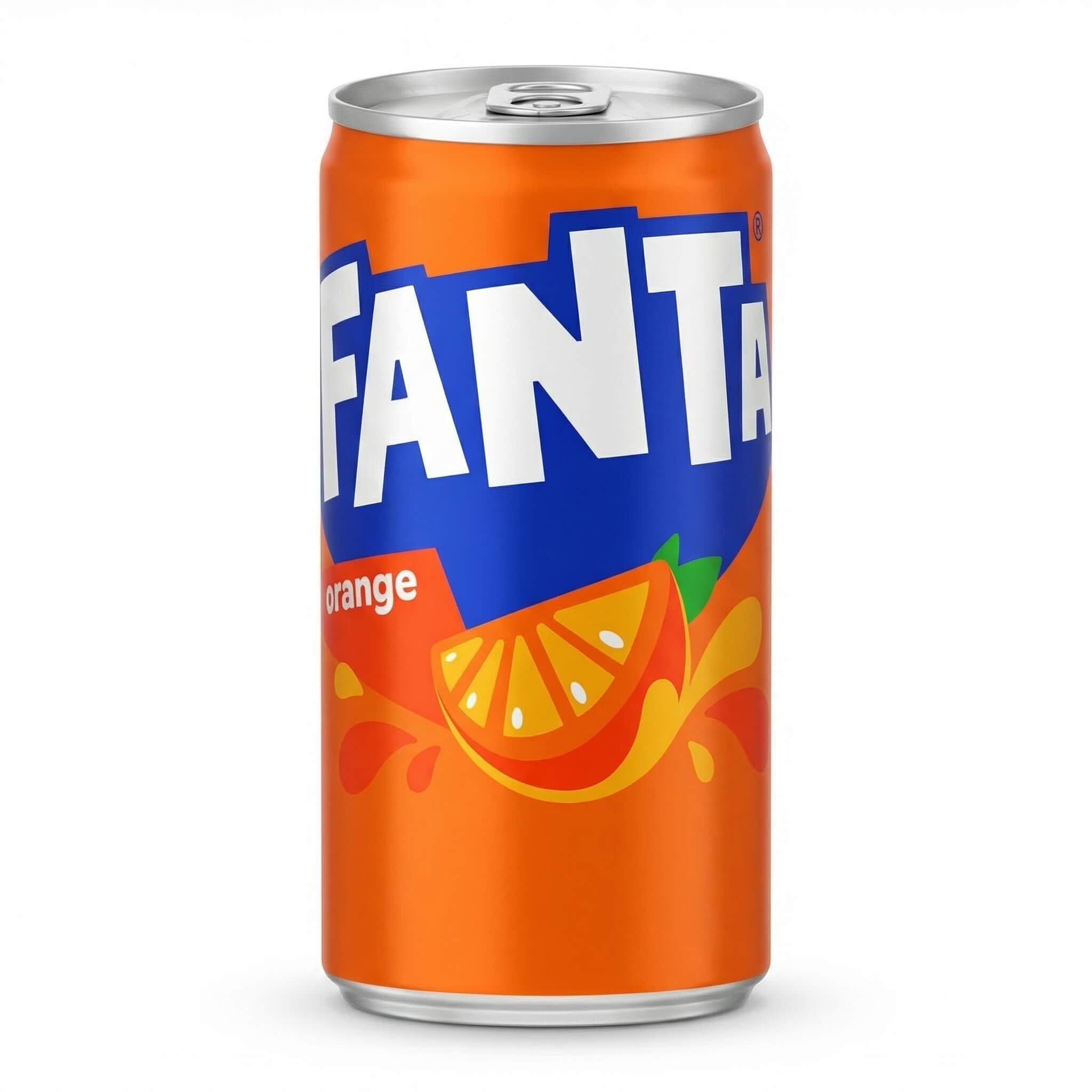 Fanta Orange Carbonated Soft Drink 185ml