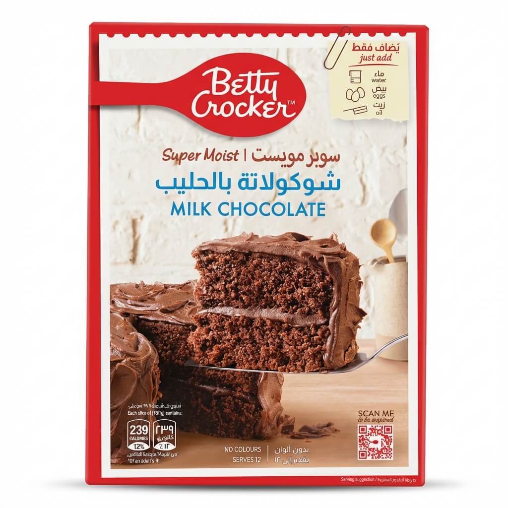 Betty Crocker Super Moist Milk Chocolate Cake Mix