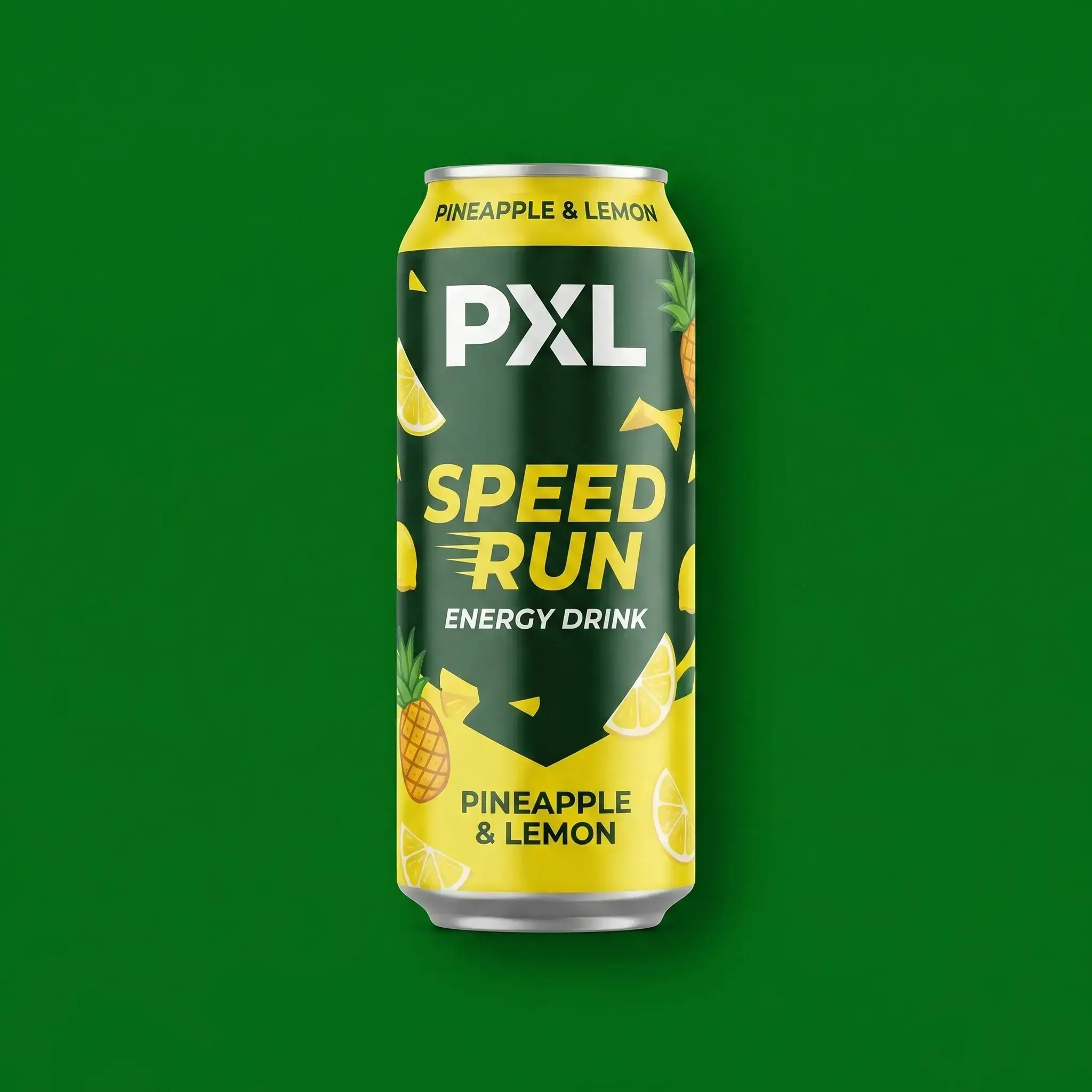 PXL Speed Run Energy Drink Pineapple & Lemon