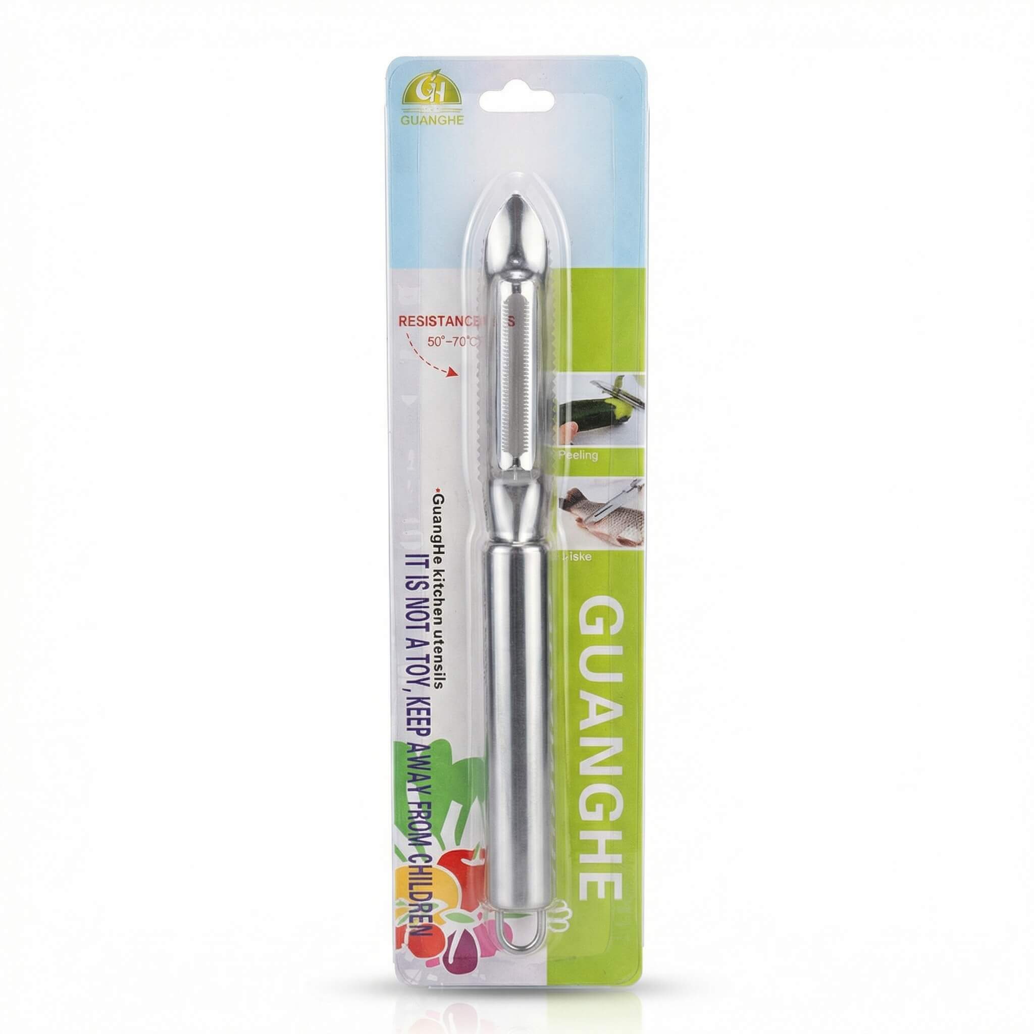 GuangHe Stainless Steel Vegetable Peeler and Fish Scaler