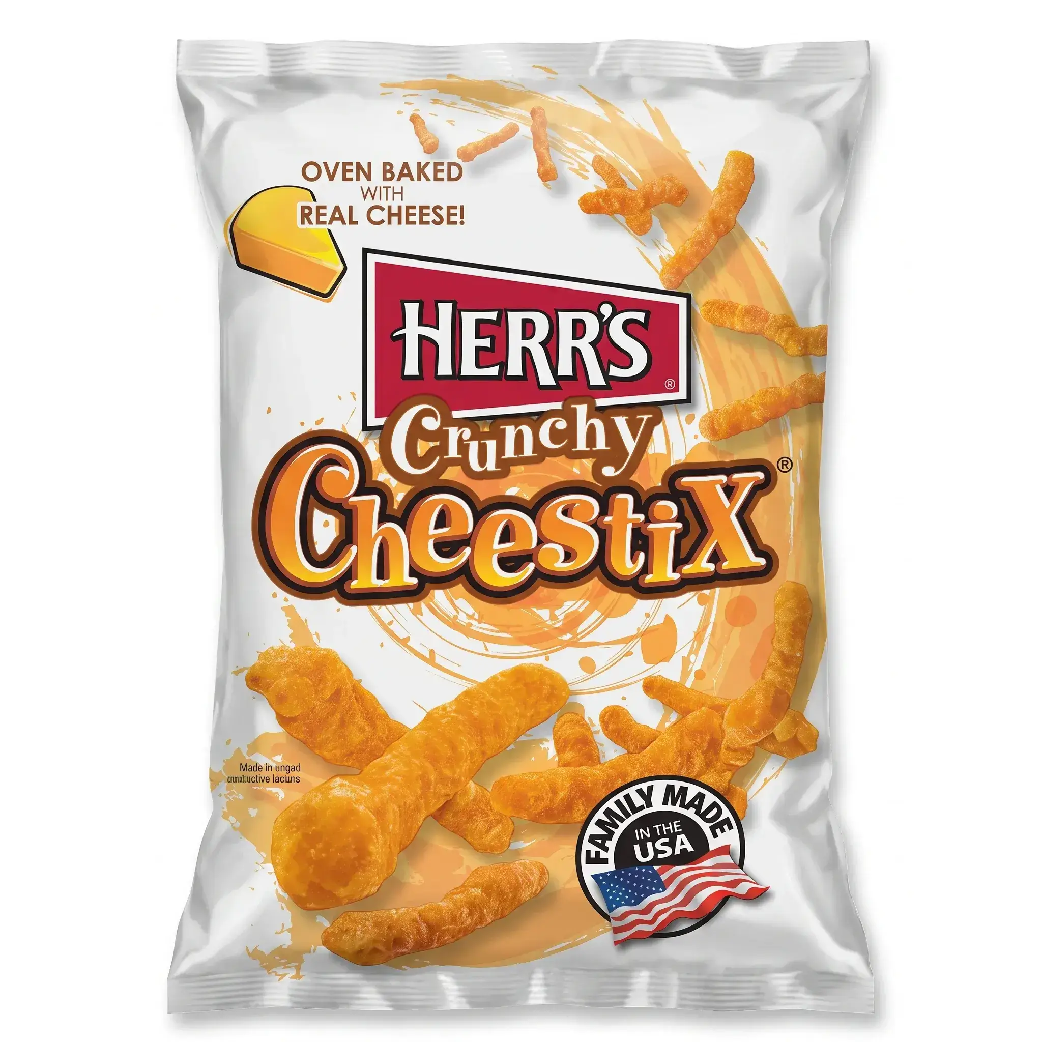Herr's Crunchy Cheestix Cheese Flavored Snacks