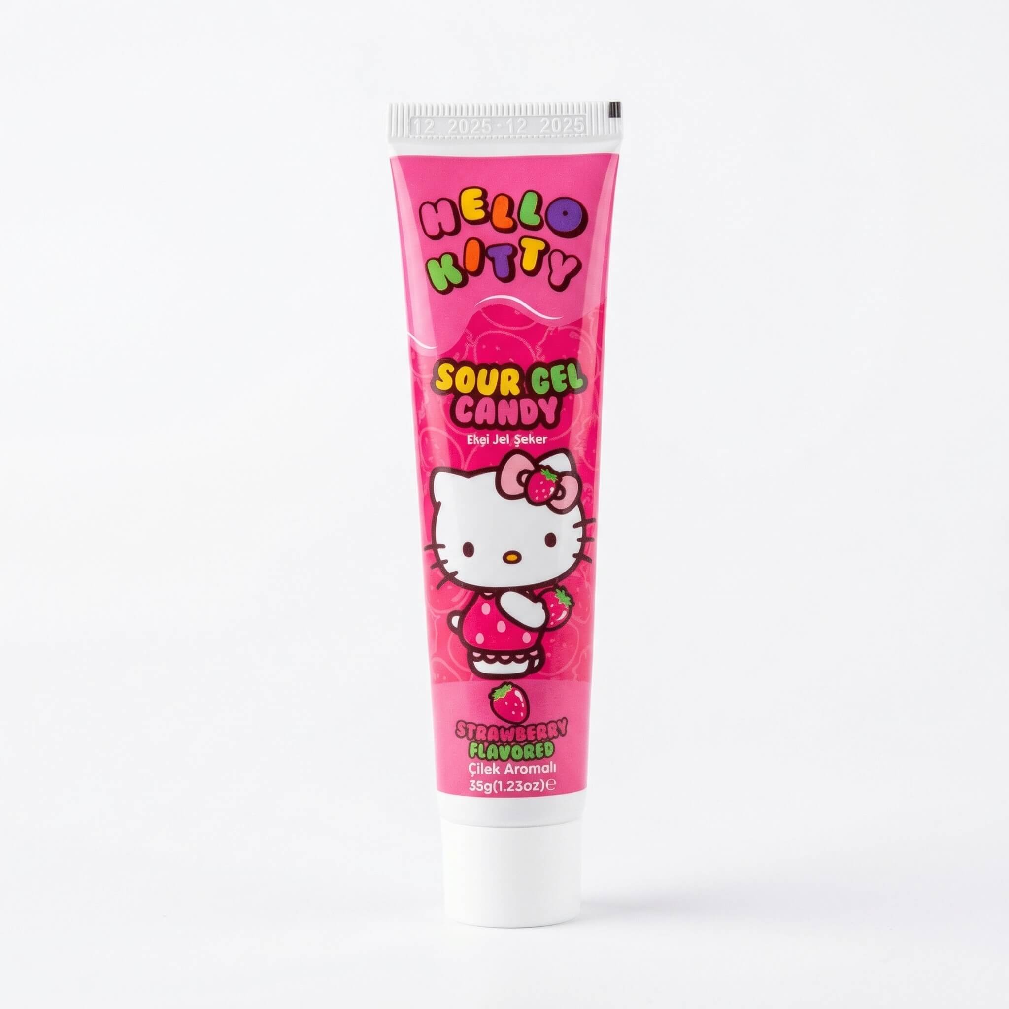 Hello Kitty Strawberry Flavored Sour Gel Candy