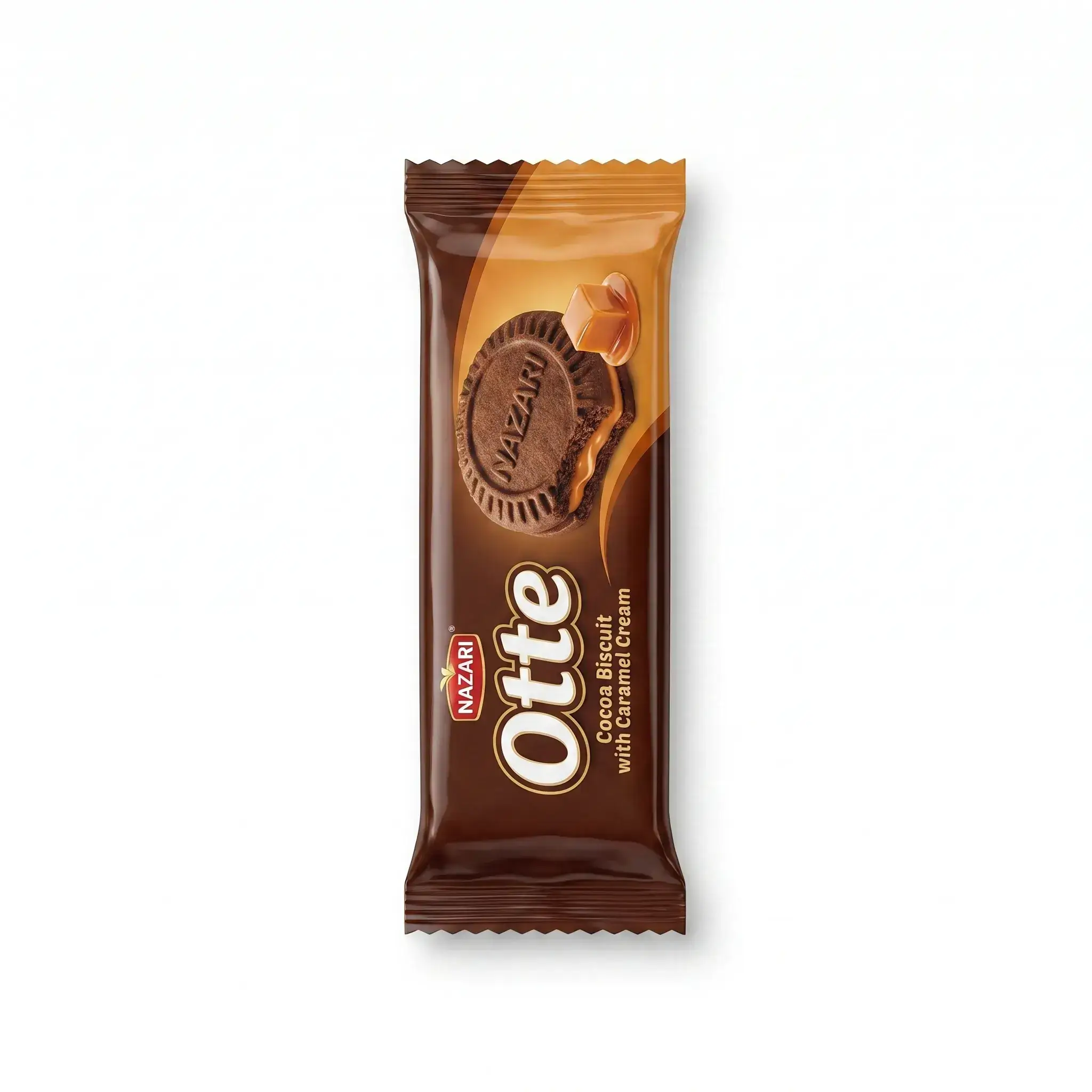 Nazari Otte Cocoa Biscuit with Caramel Cream