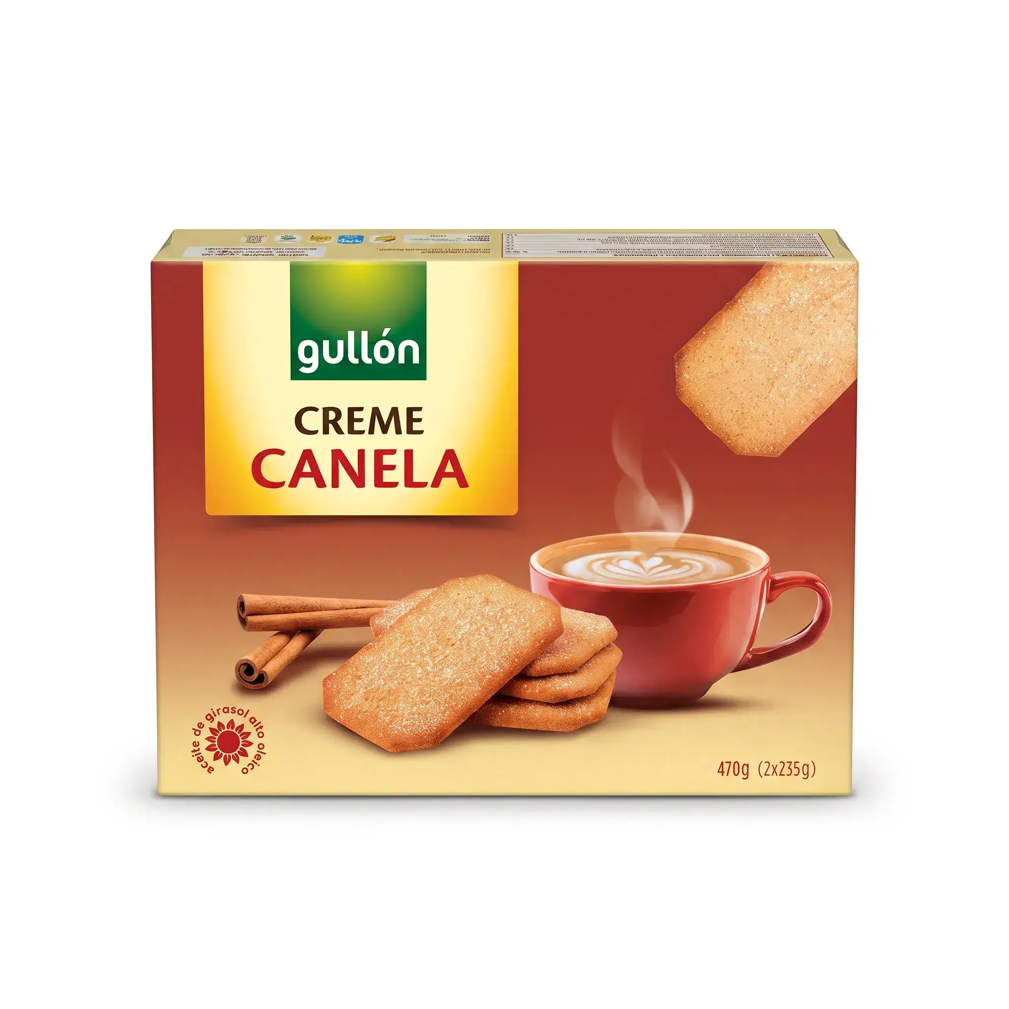 Gullon Creme Canela Cinnamon Biscuits
