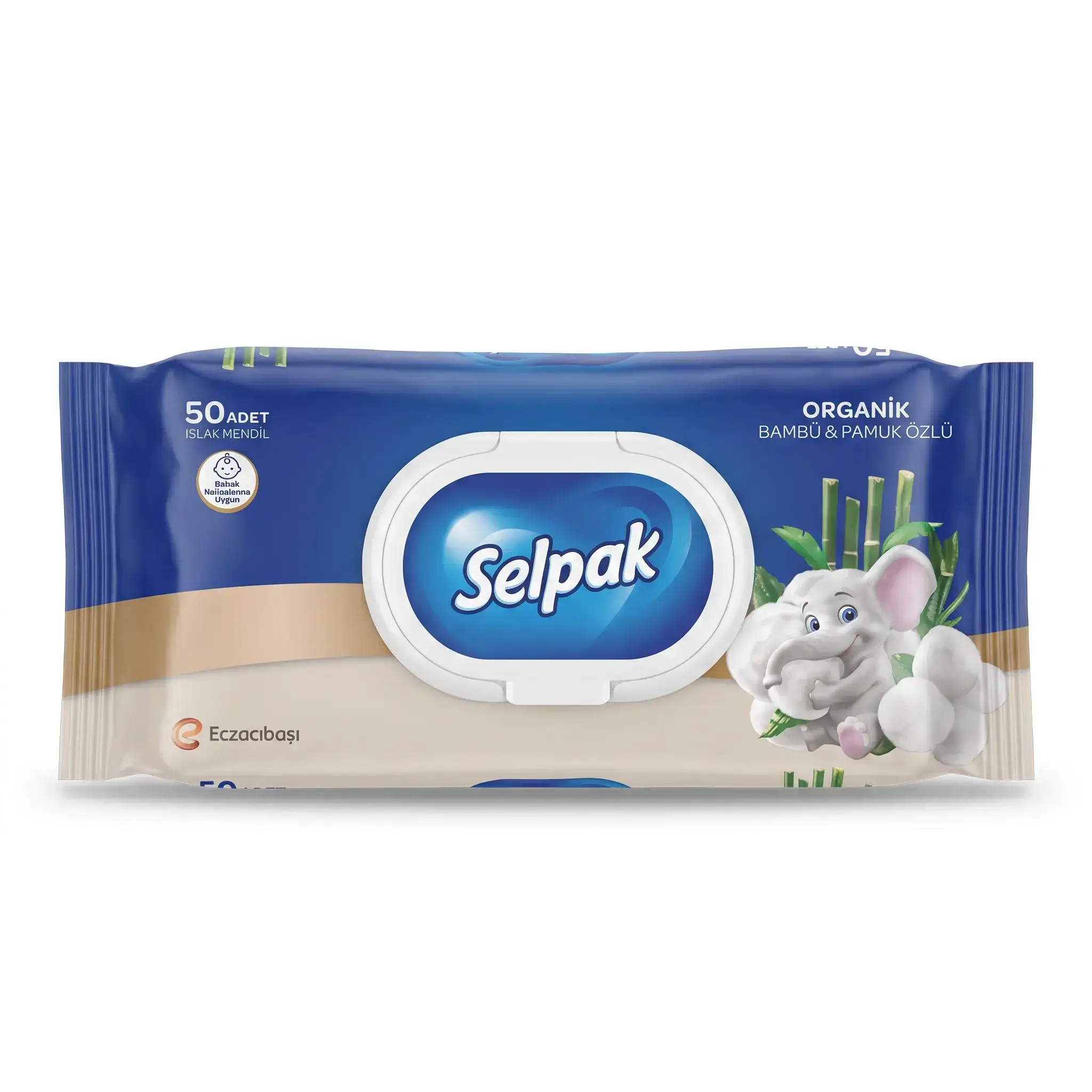 Selpak Baby Wet Wipes with Organic Bamboo & Cotton Extract