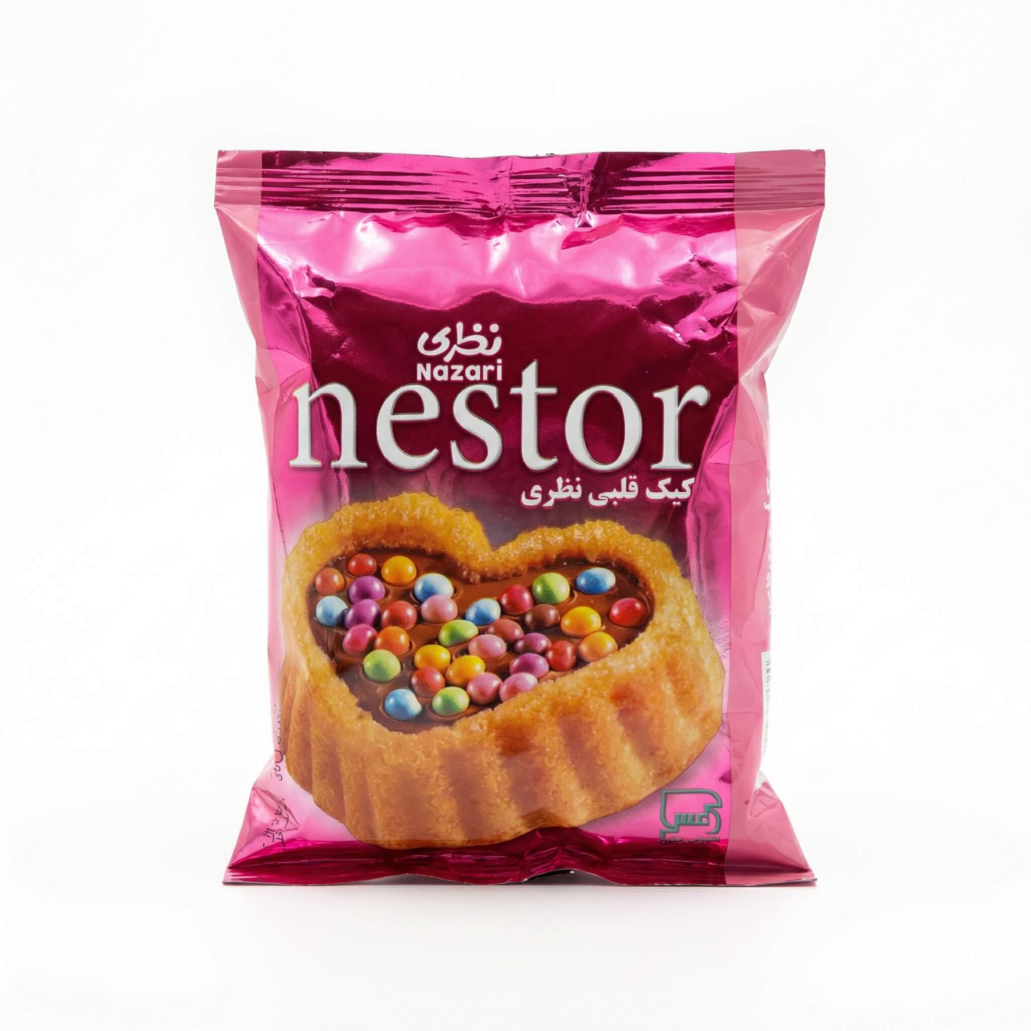 Nazari Nestor Heart-Shaped Cake with Chocolate and Candy